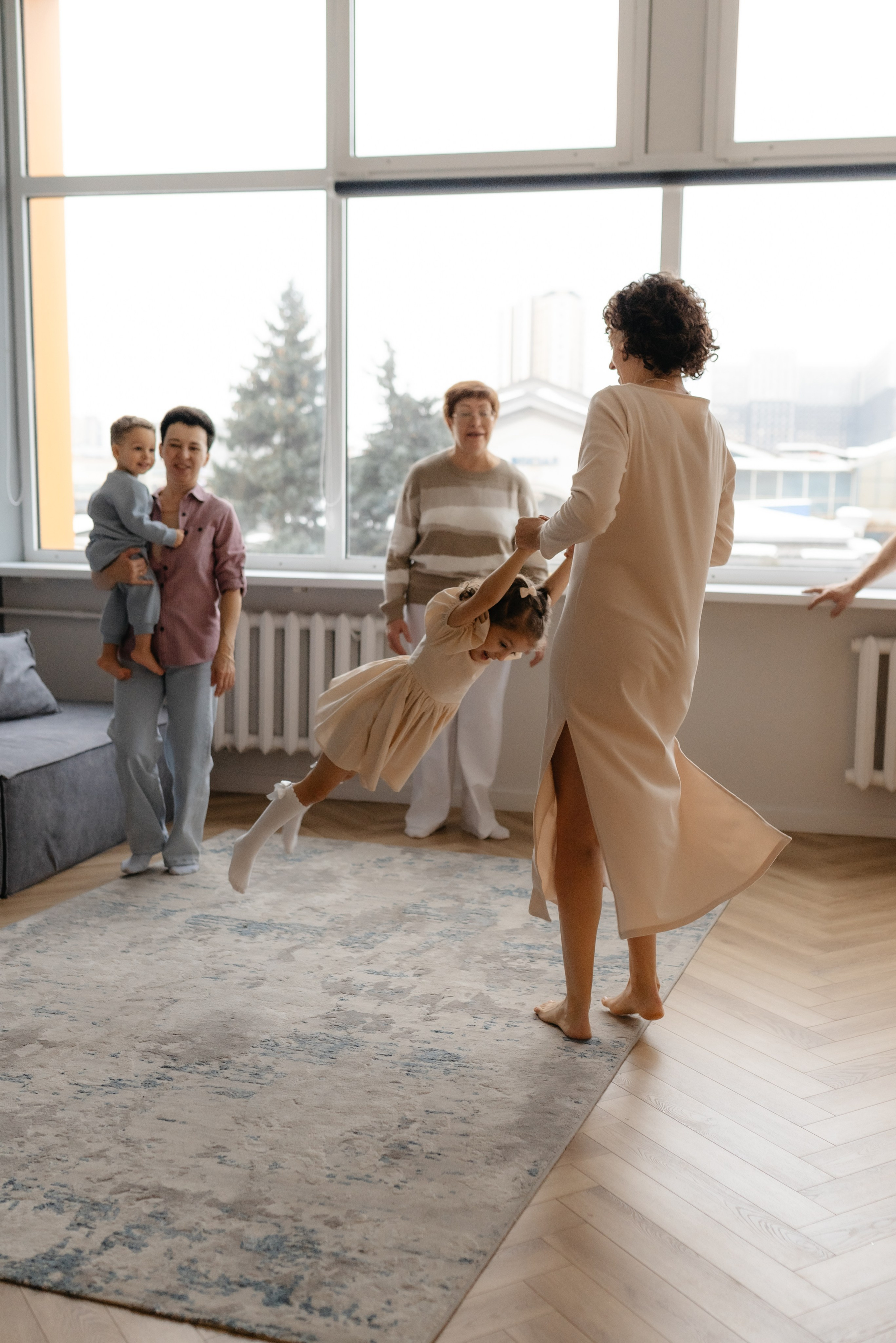 Семейная новогодняя съемка в студии. Семейный и портретный фотограф Нижний Новгород