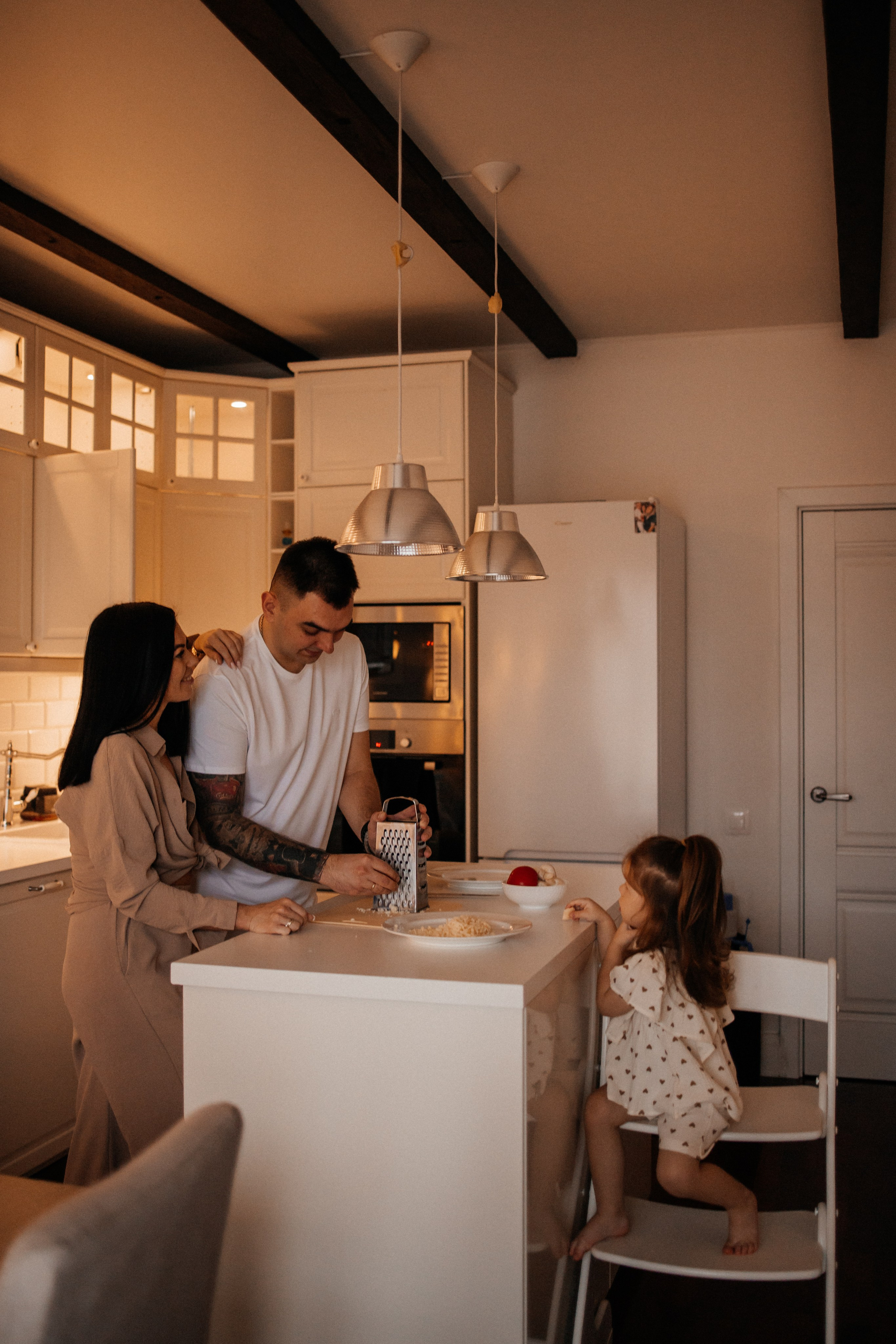 Домашняя фотосессия на кухне. Фотограф Алия Танцыкужина