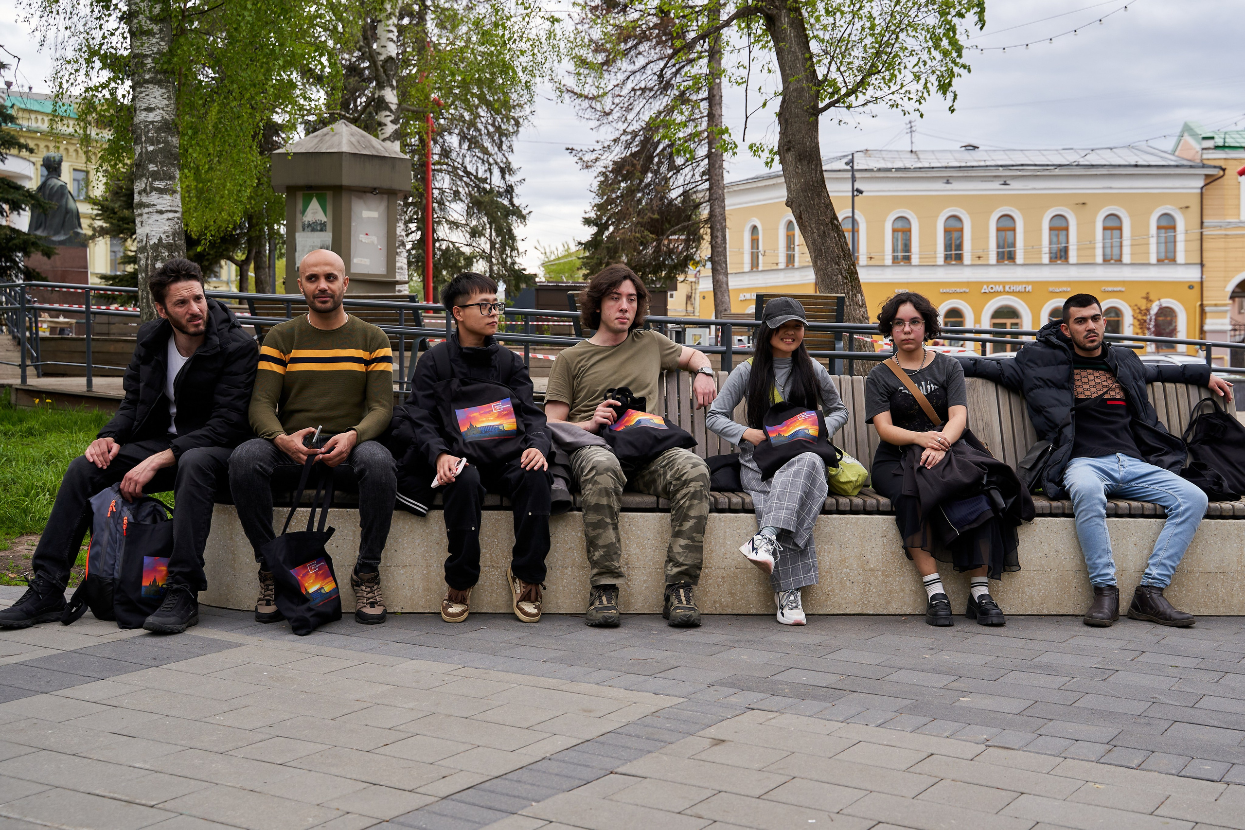 Городской квест в рамках регионального фестиваля «Учись без границ». Репортажный фотограф Вилянов Евгений. Нижний Новгород