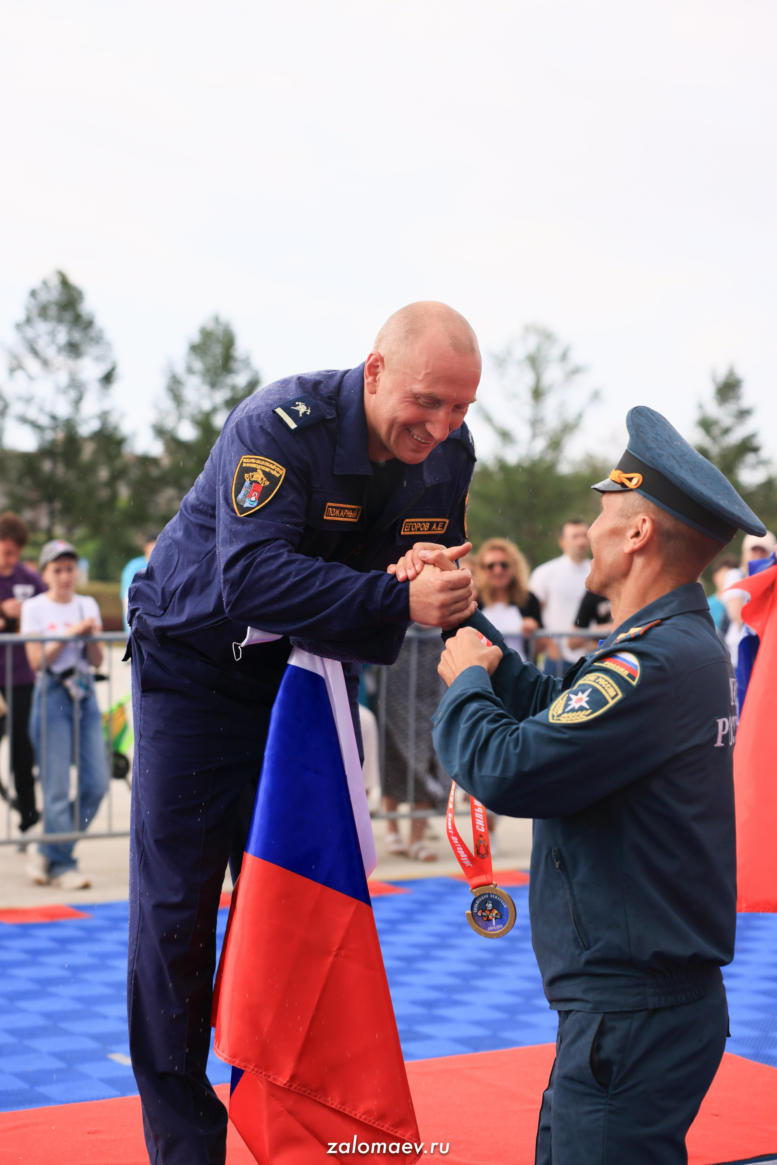 Сильнейший пожарный. Фотограф Александр Заломаев