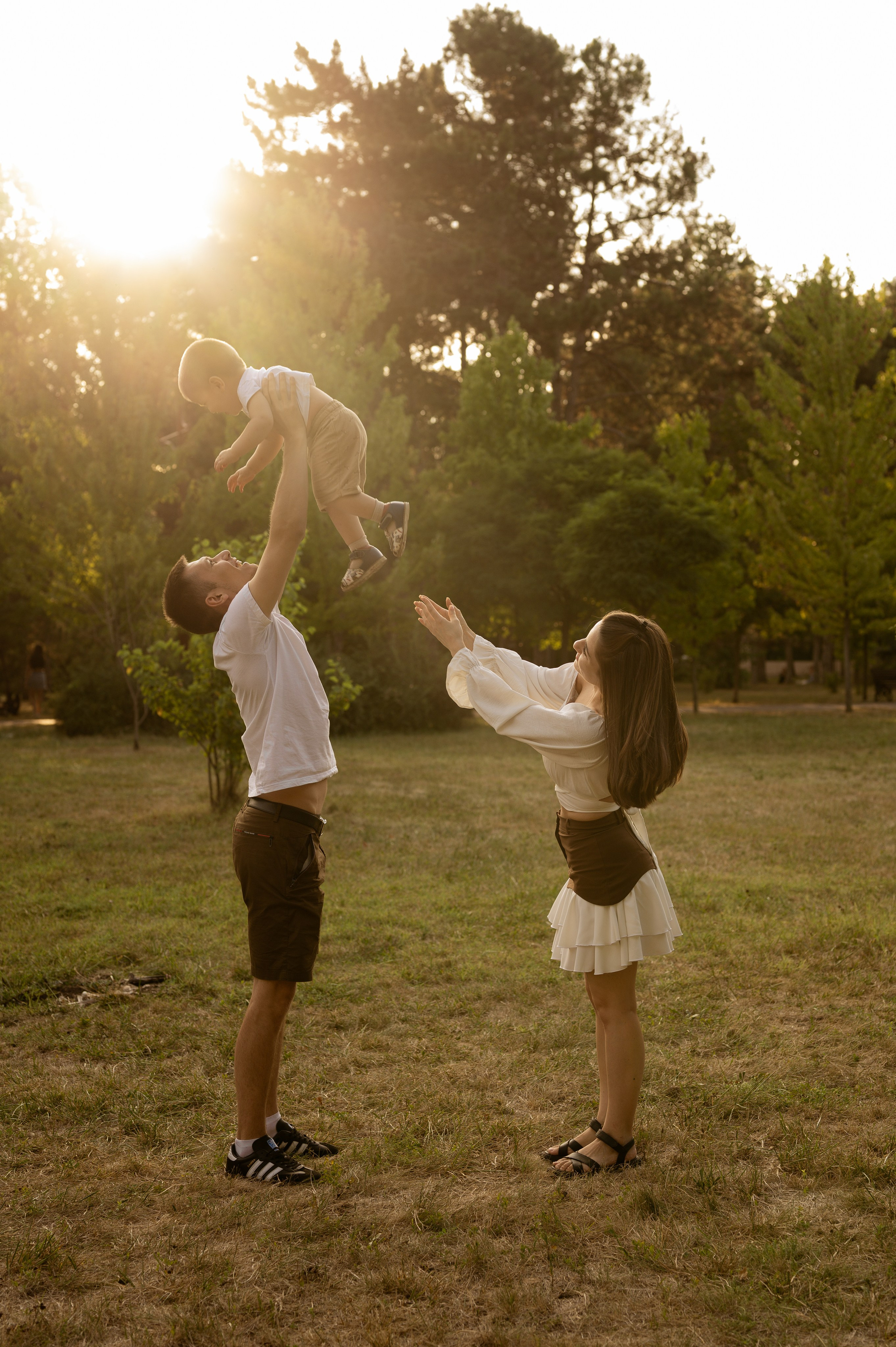 Летняя семейная фотосессия в парке. Свадебный и семейный фотограф в Краснодаре Алина Мельник