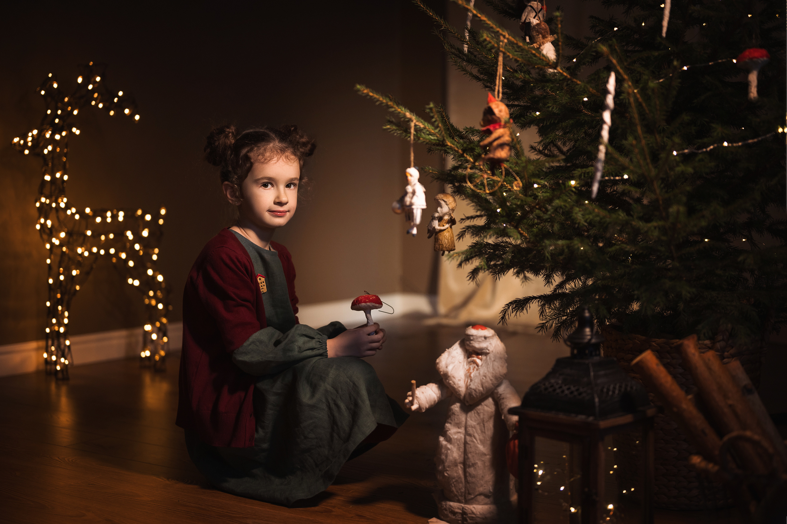 Алина, Ёжик и мама. Фотограф Юлия Павлова Красноярск