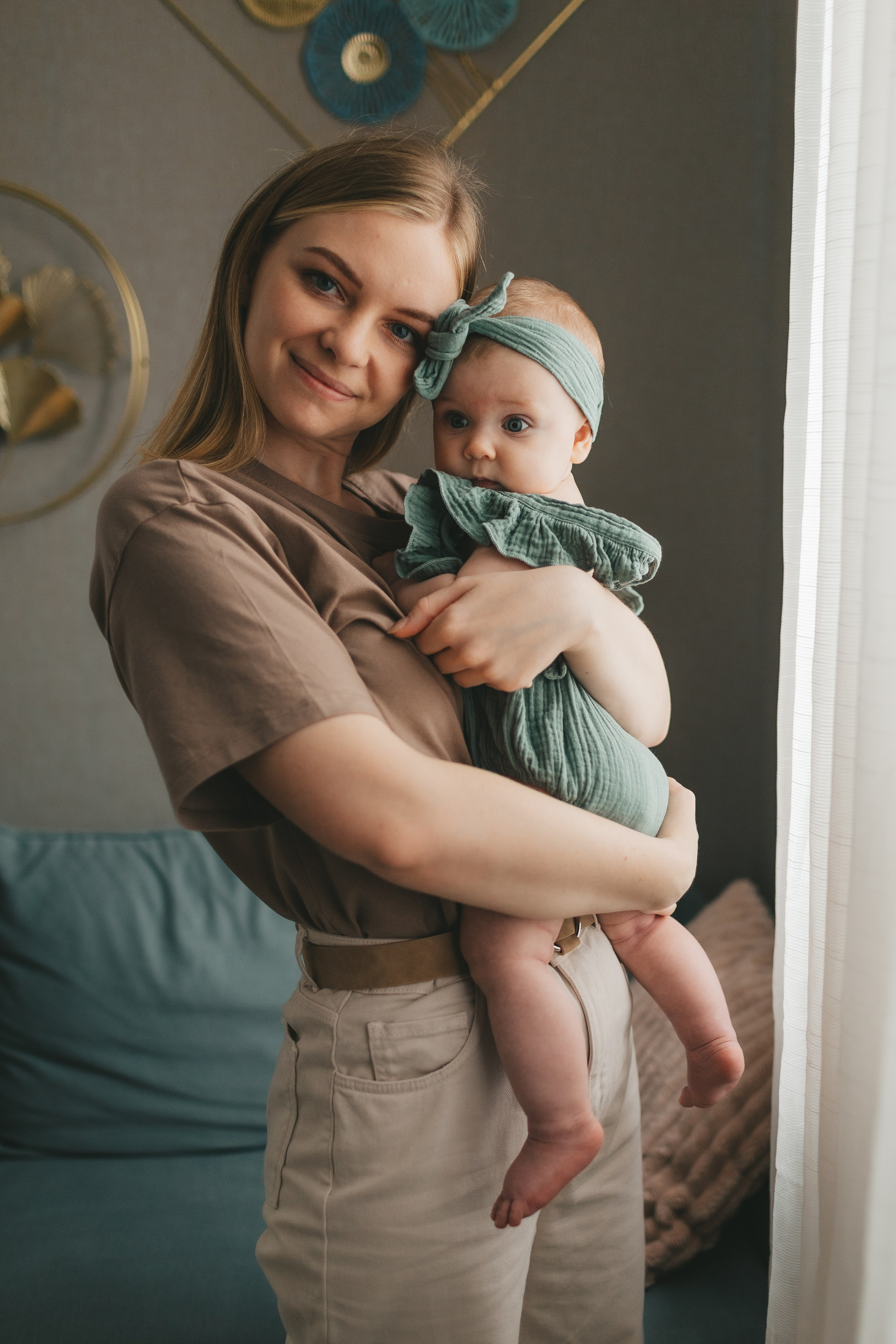 Женя, Юля и Вероника (домашняя фотосессия). Семейный и детский фотограф и видеограф в Москве, Дрокина Наталья