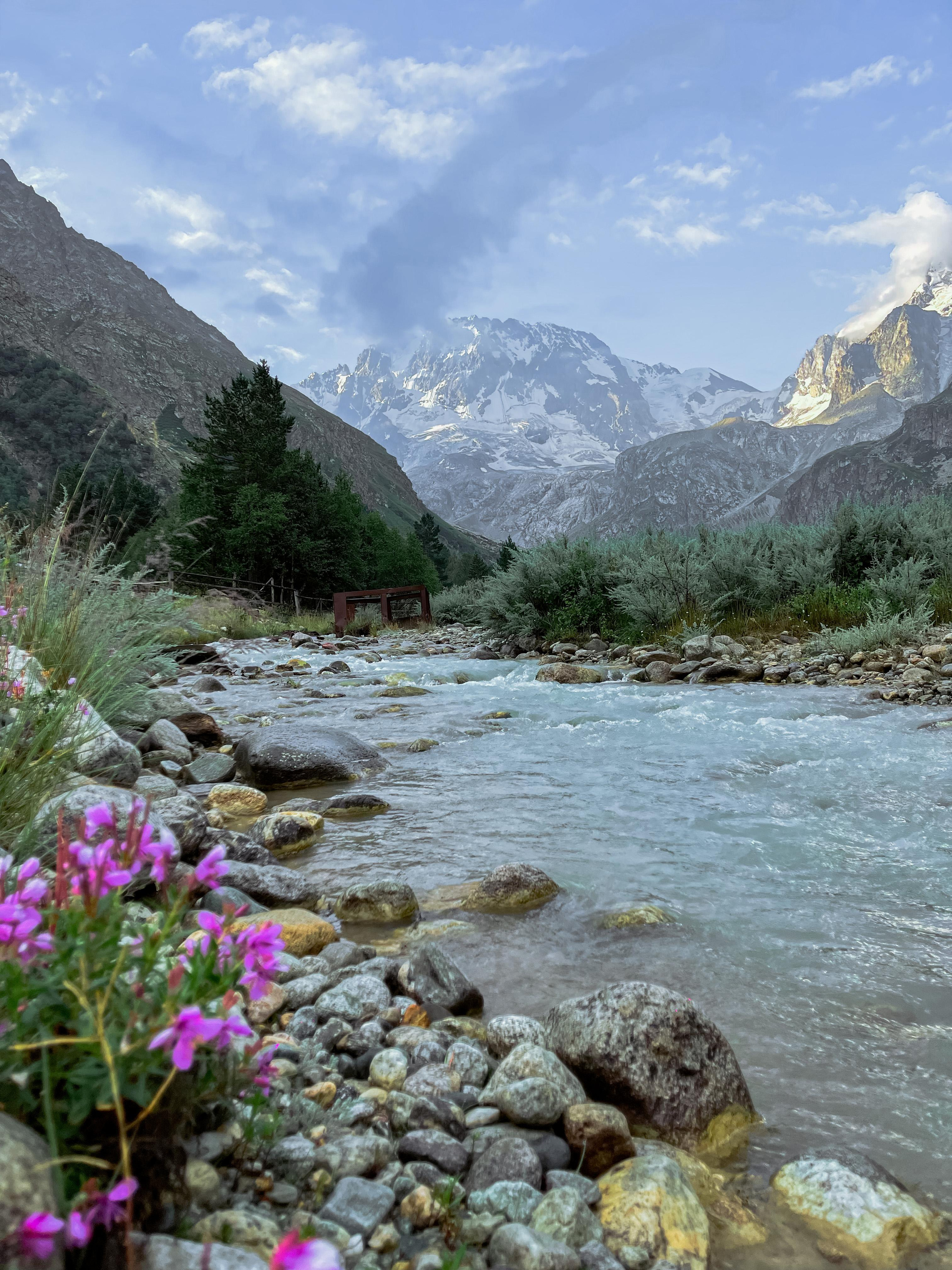 Адыр-Су, восхождение на Эльбрус акклиматизация в Адыр-СУ, альплагерь Уллу-Тау