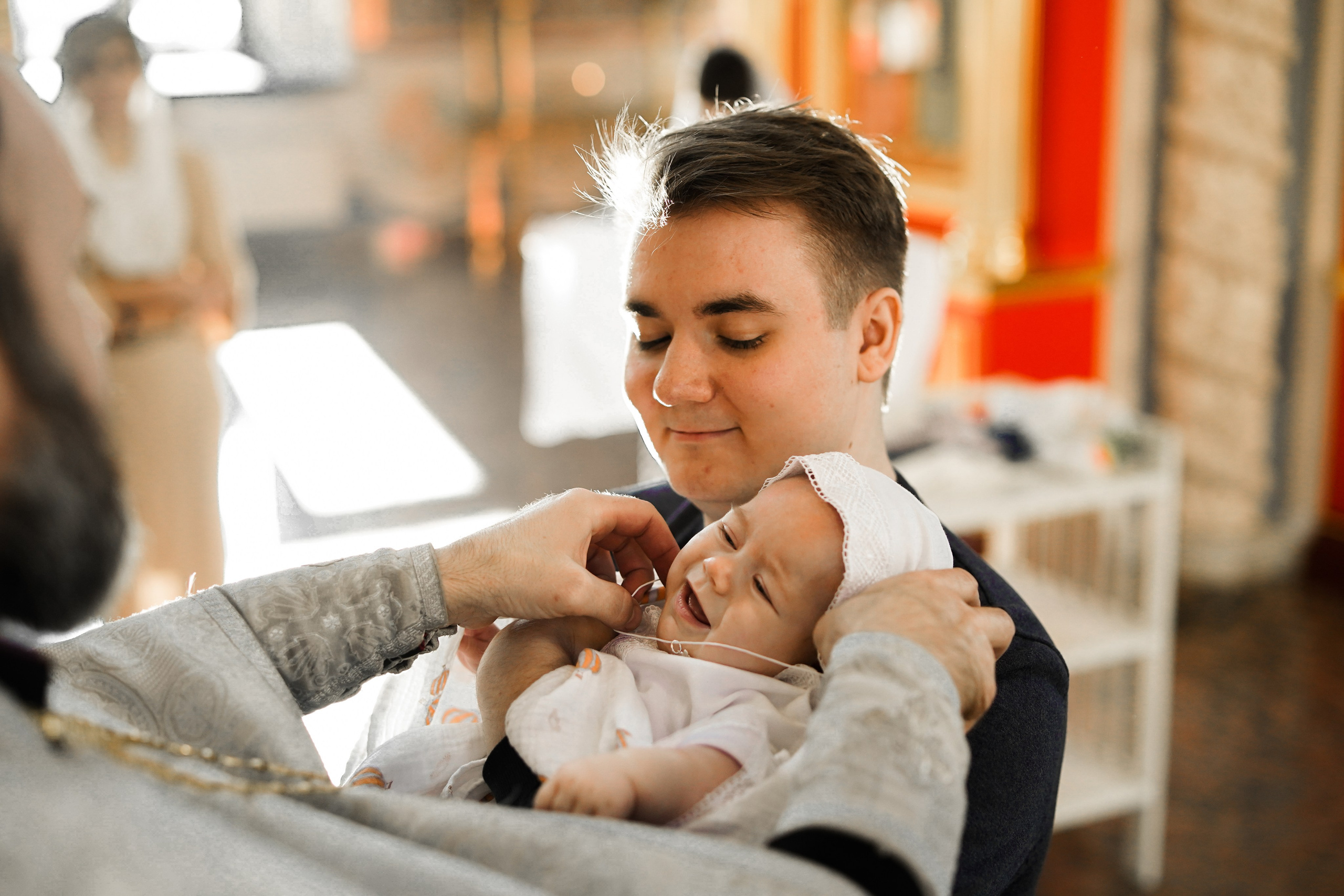 Крещение в Храме Георгия Всеволодовича.Нижний Новгород. Фотограф на крещение и венчание в Нижнем Новгороде.Свадебный Фотограф