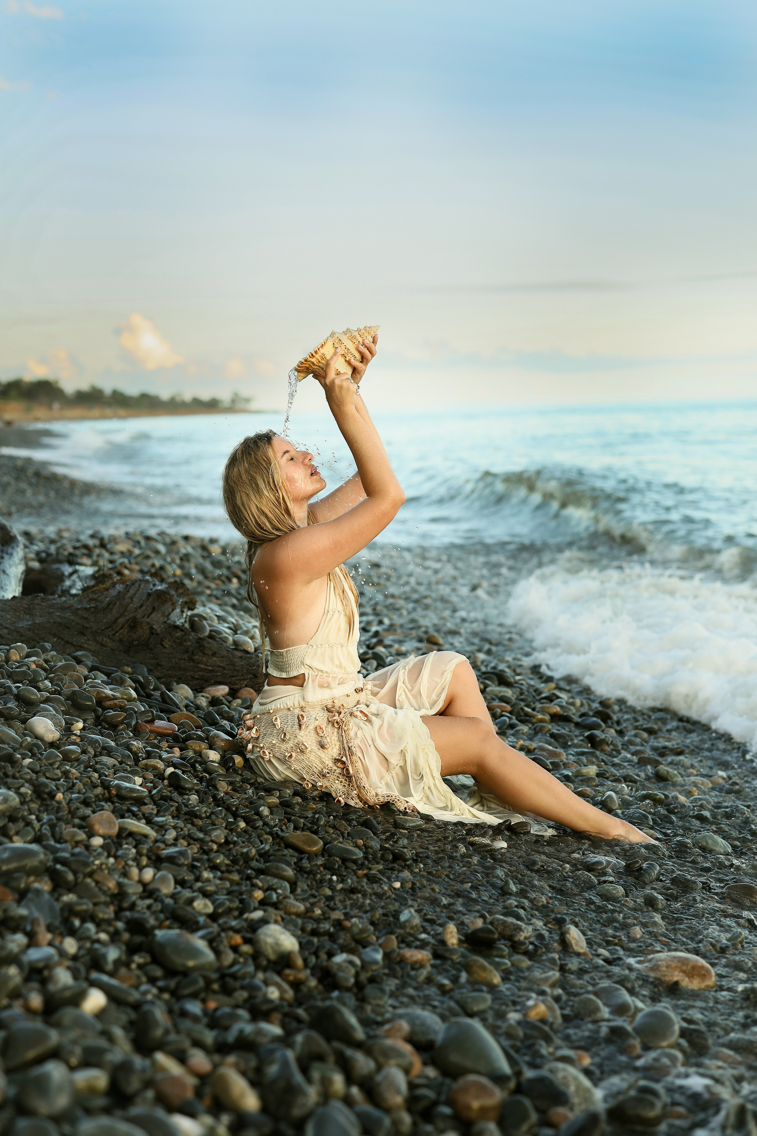 Фотосессия для Валерии на пляже Абхазии. Свадебный и семейный фотограф в Абхазии Жанна Соснина