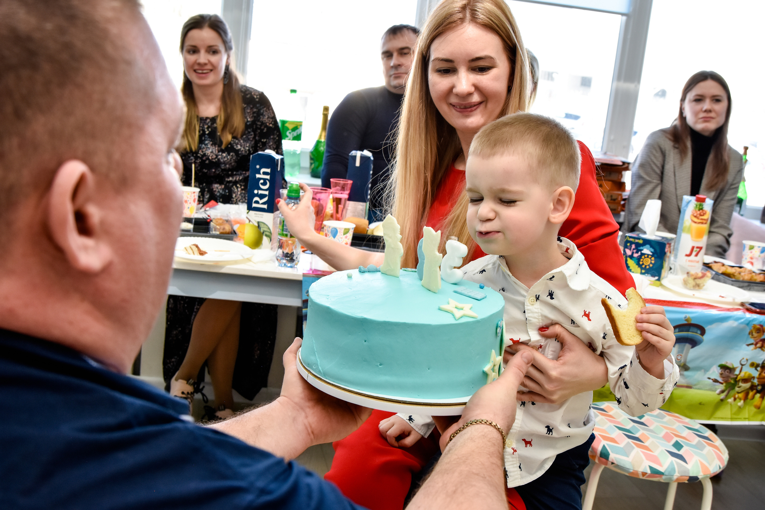 День рождение Сашеньки 3 годика