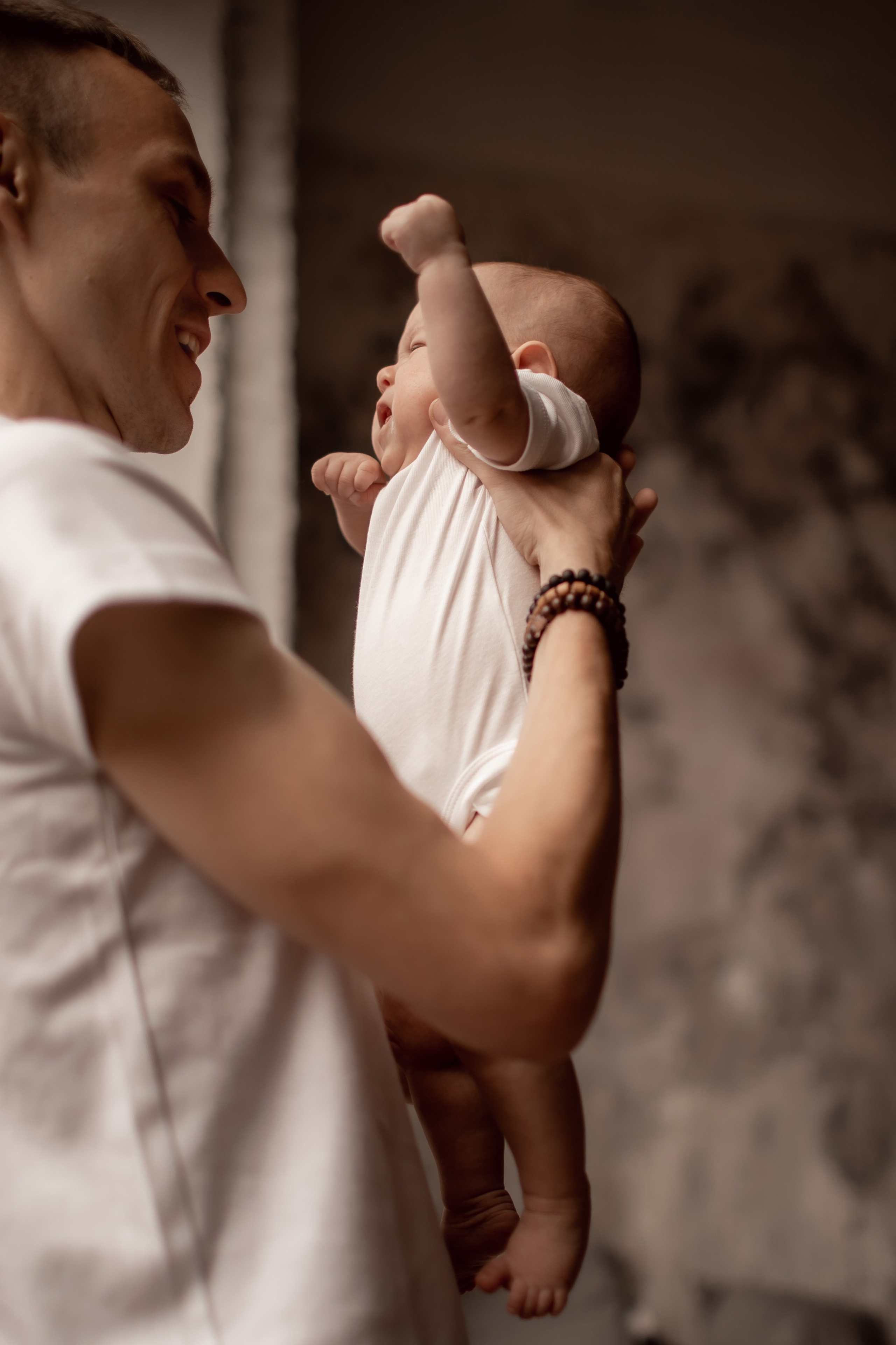 Валерия и Геннадий с крошкой. Семейный фотограф в Москве