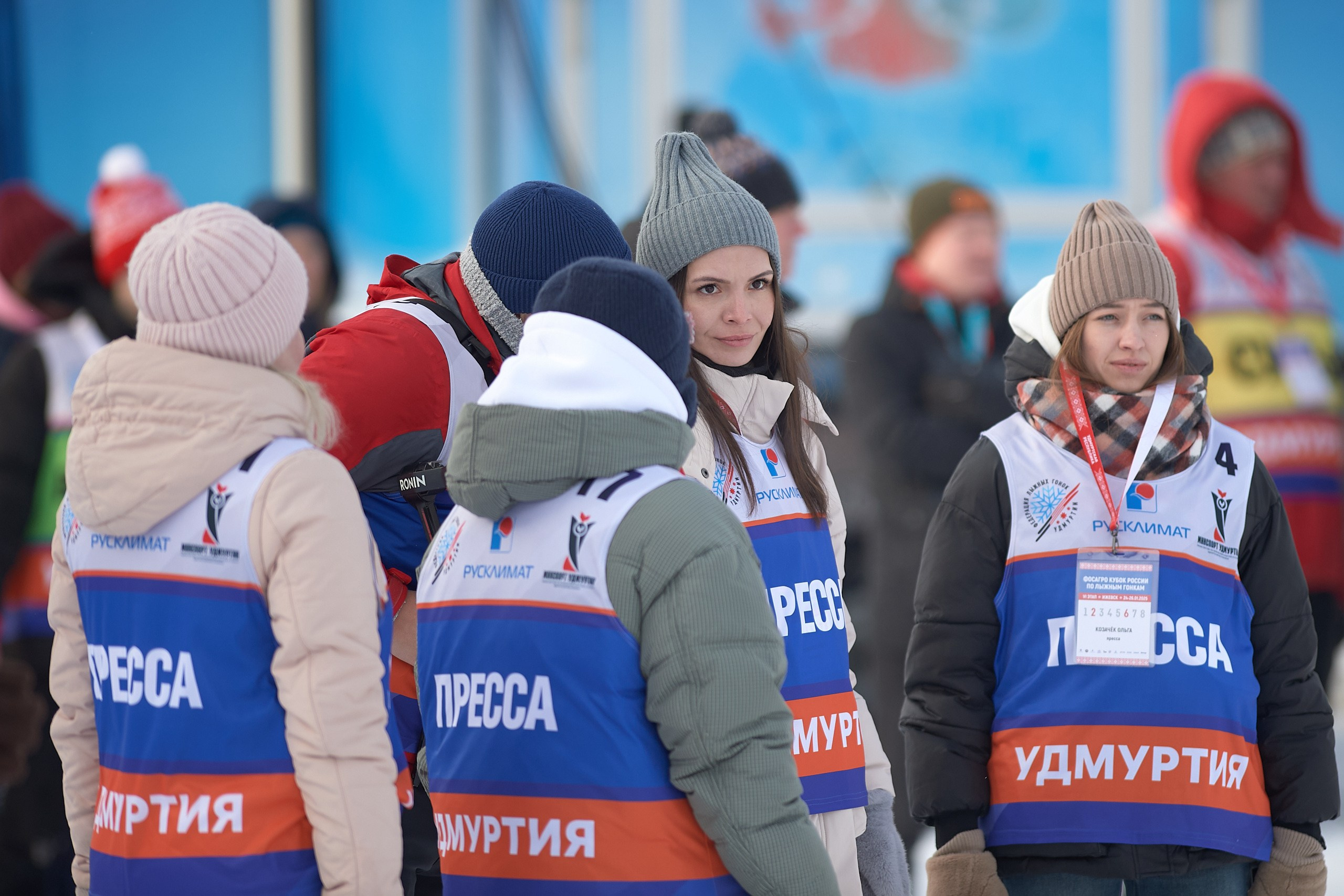 VI этап ФосАгро Кубка России по лыжным гонкам. Ижевск 25.01.2025 и 26.01.2025. Спортивный репортажный фотограф в Ижевске Сергей Мерзляков