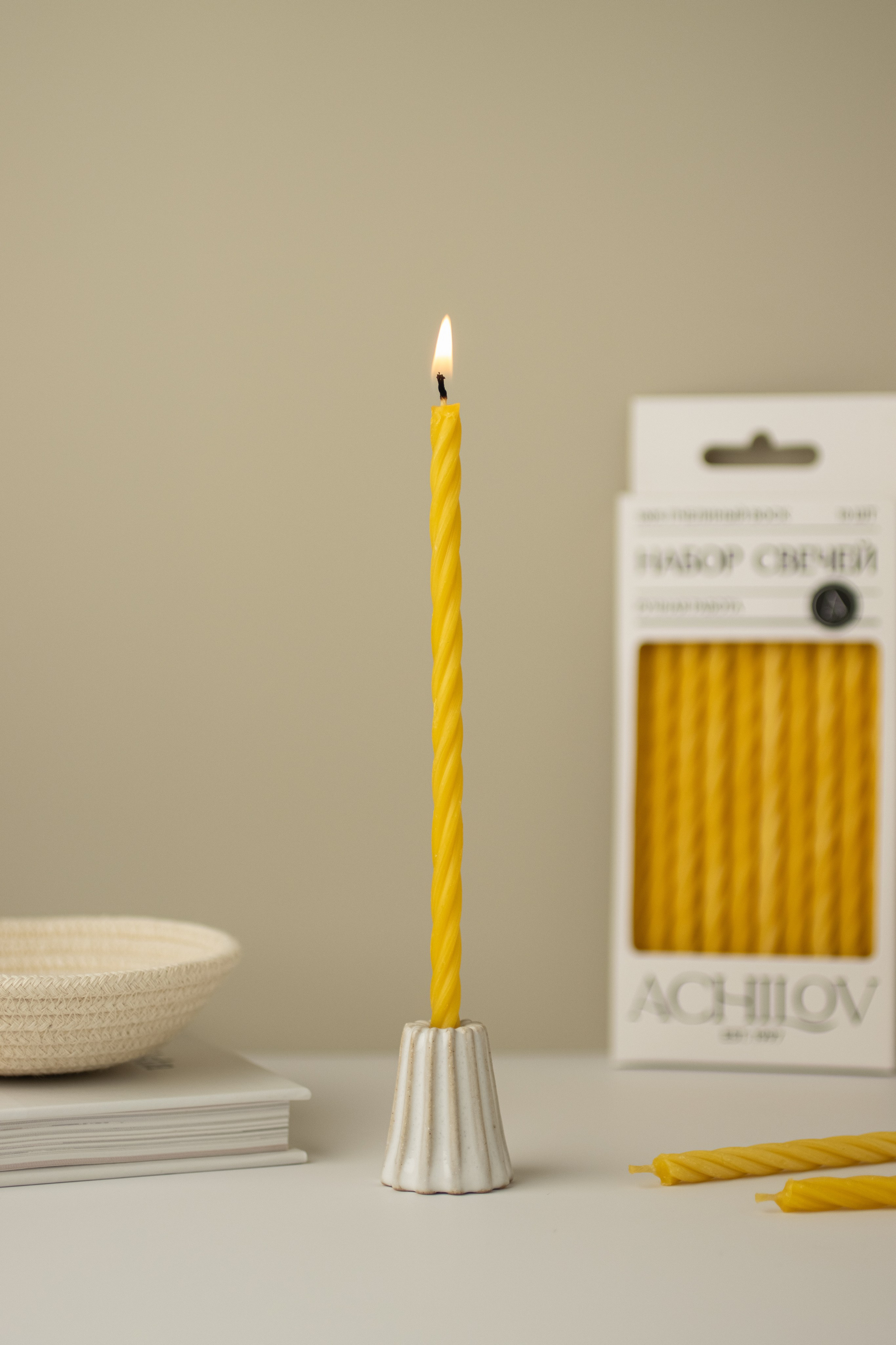 Набор свечей ACHILOV. Предметный фотограф в Балашихе Анастасия Михайлова