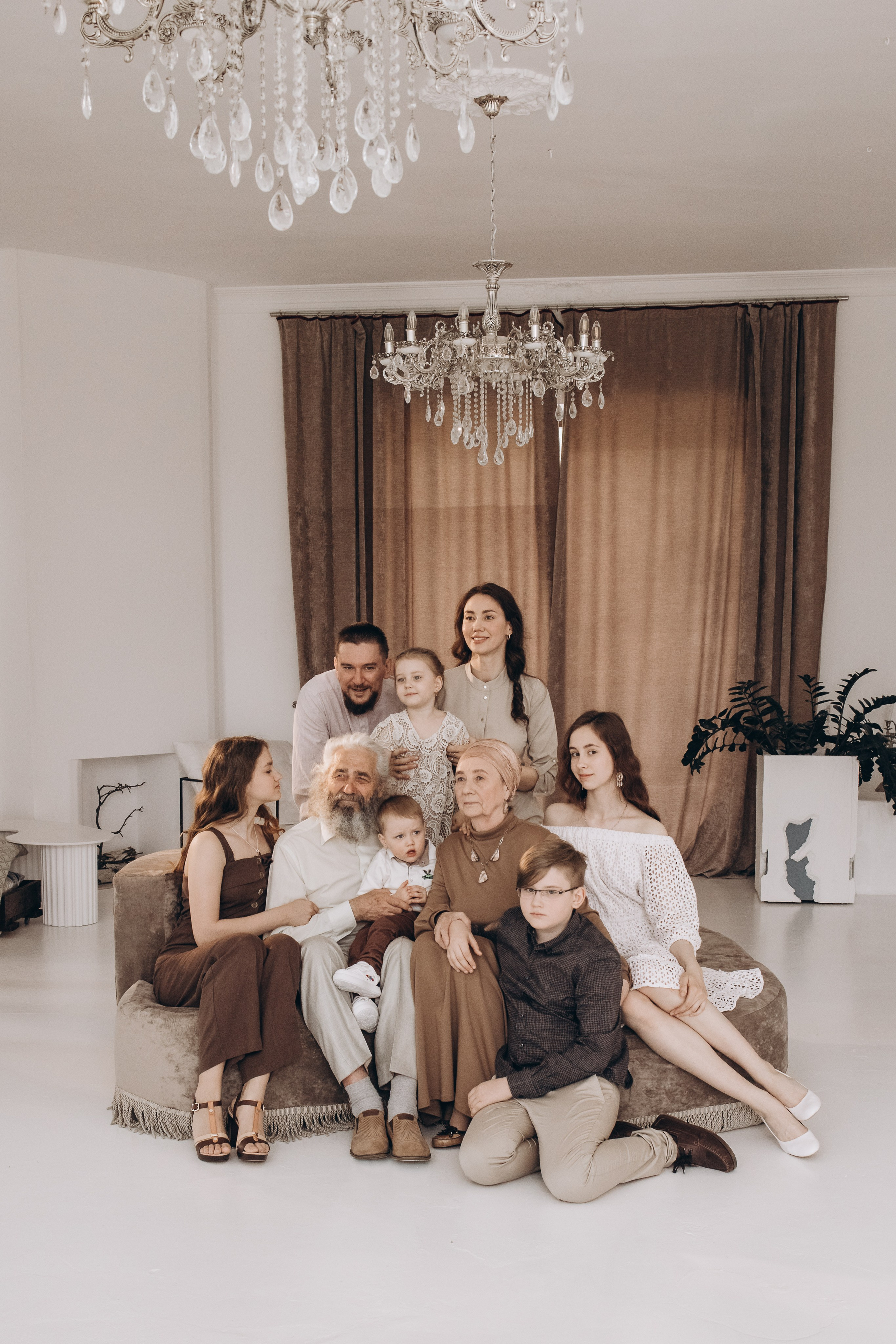 Фотоистория для большой семьи. Семейный и детский фотограф Оля в Тюмени