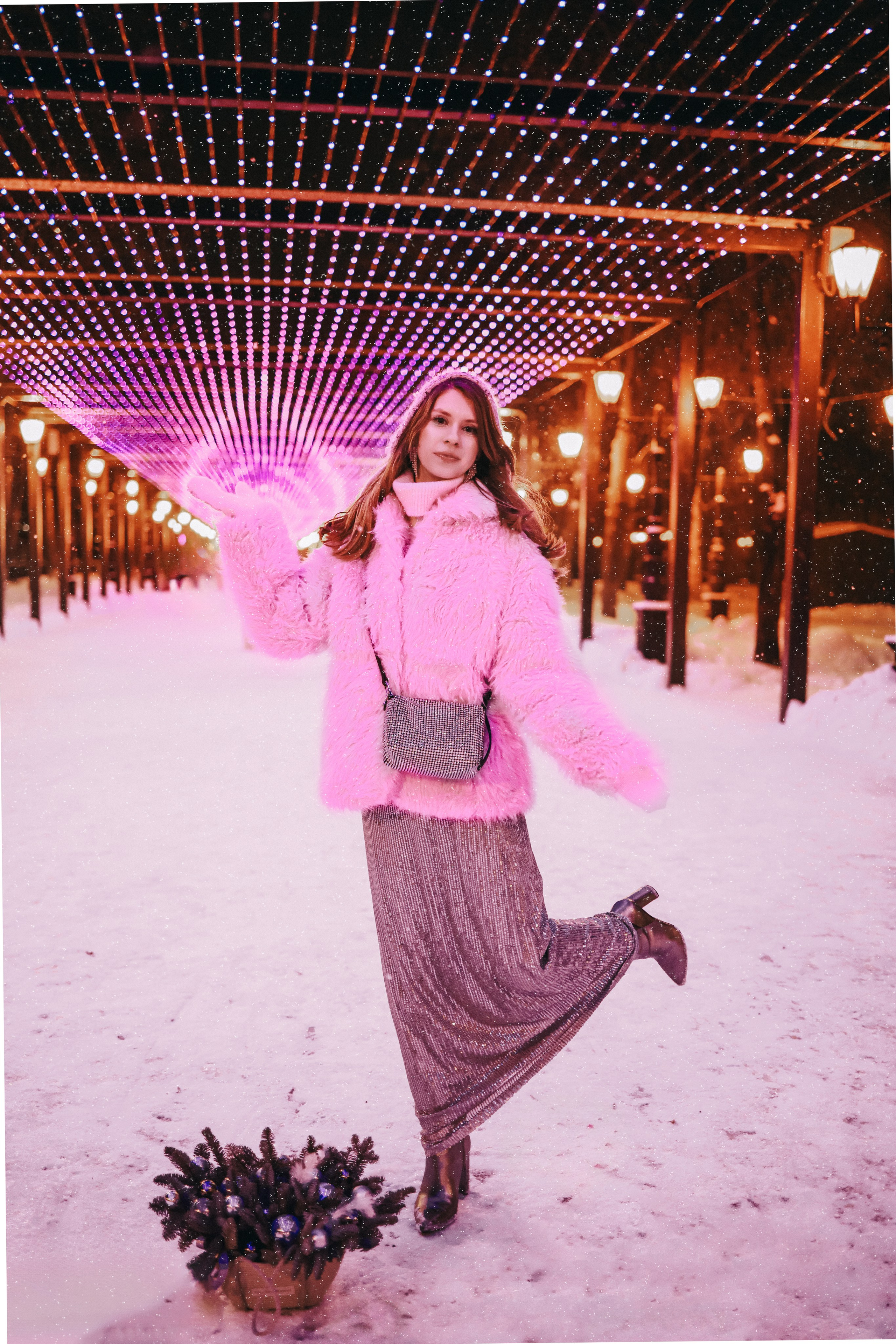 Фотосессия на улице в огоньках. Иванова Ирина Свадебный и семейный фотограф г. Уфа