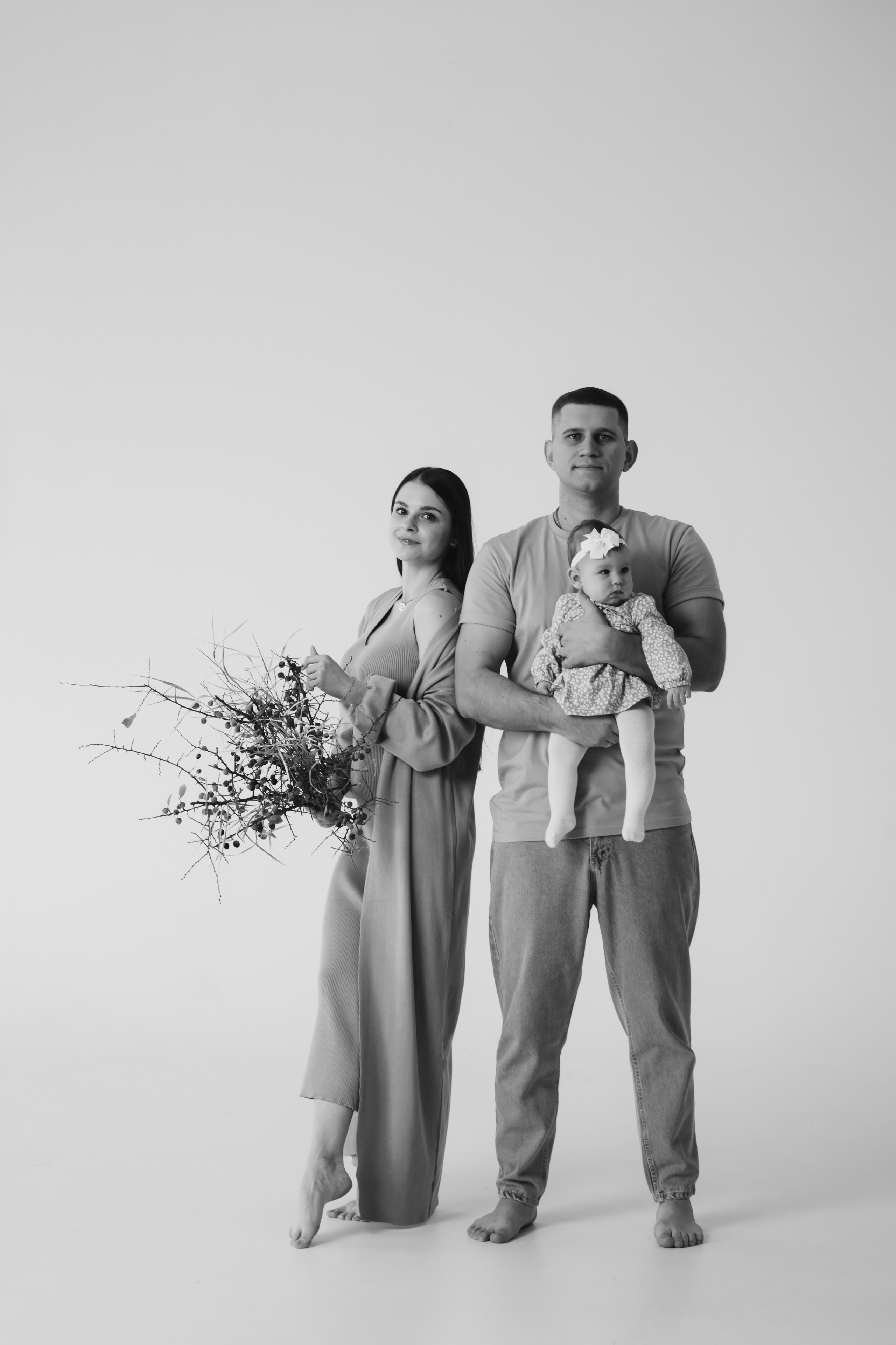 Семейная студийная фотосессия. Свадебный и семейный фотограф в Краснодарском крае Мария Данилкина