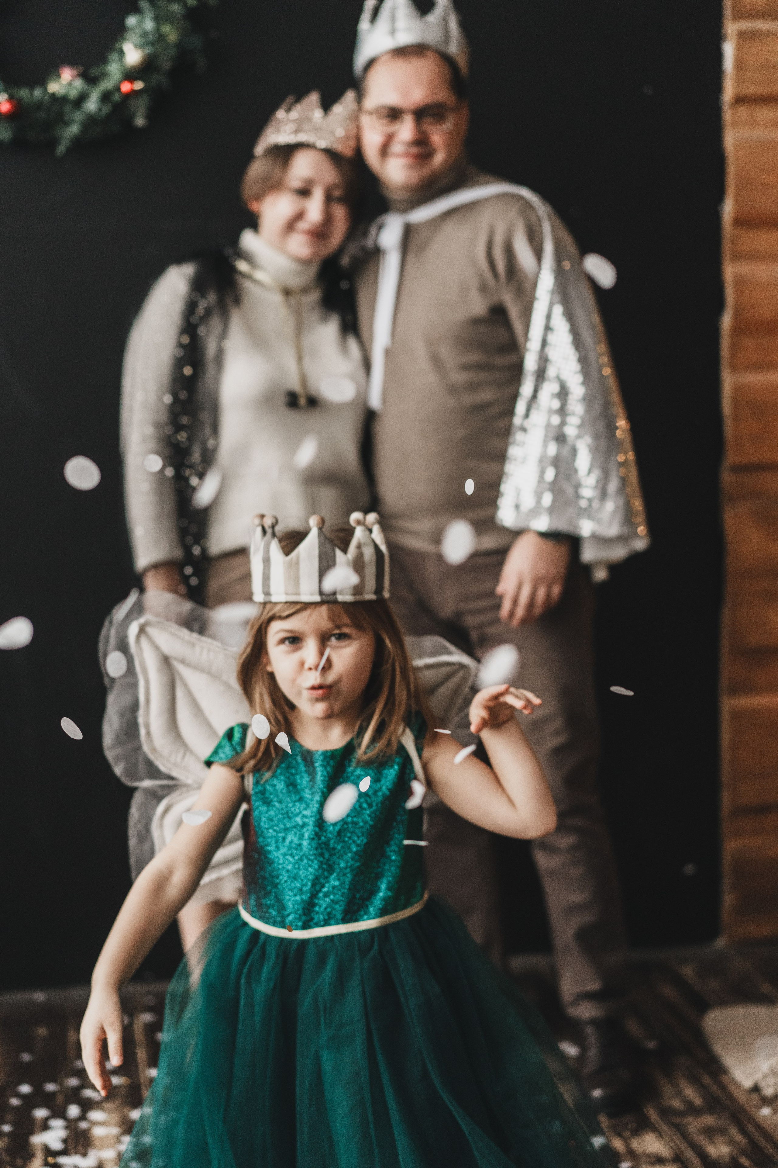 Лиза, Дима и малышка Даша в ожидании Нового года. Семейный и детский фотограф и видеограф в Москве, Серпухове и Тарусе Валерия Сорокина