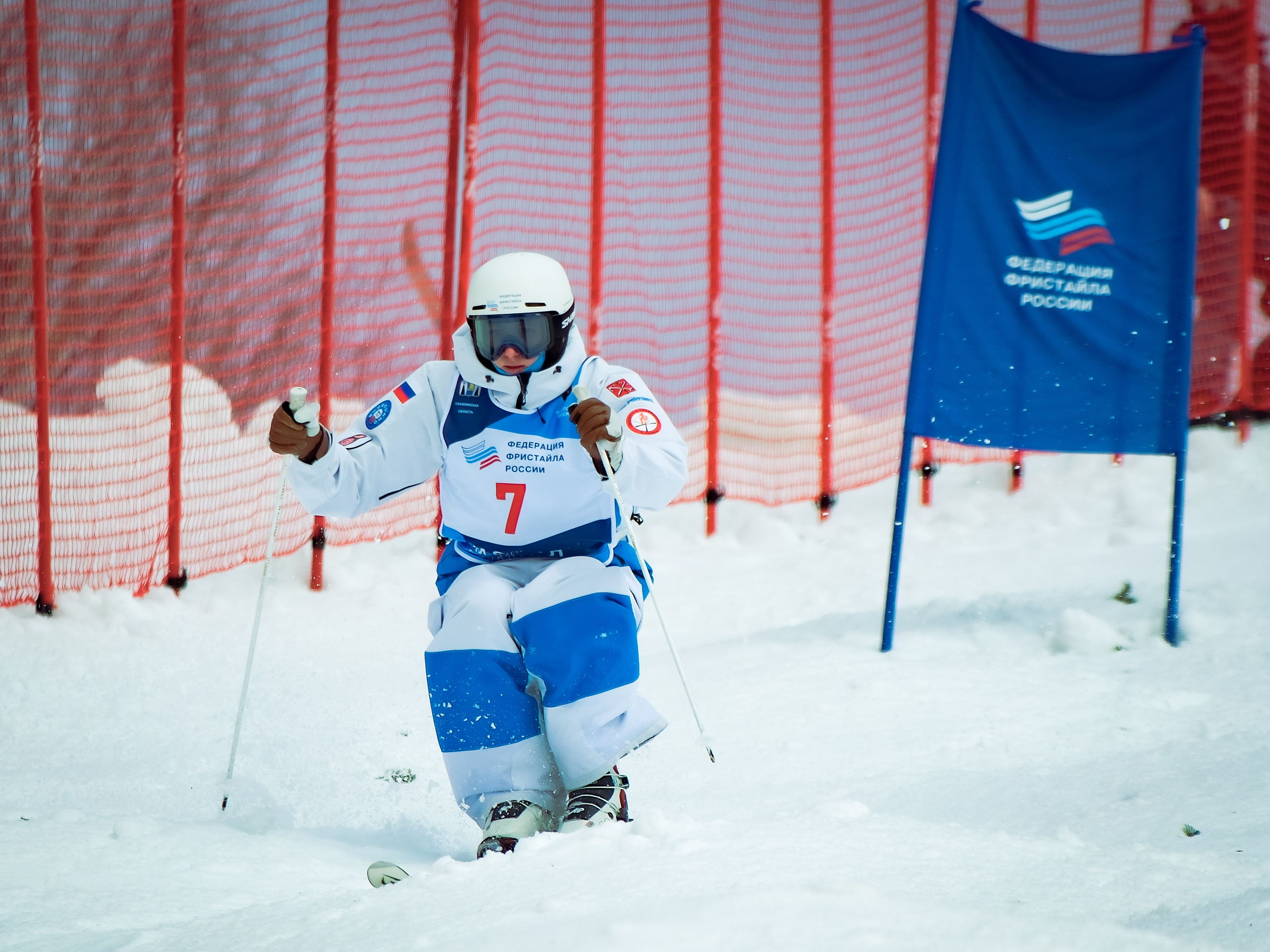 Могул. Чемпионат России. Фотограф. г. Южно-Сахалинск. Олег Толстов