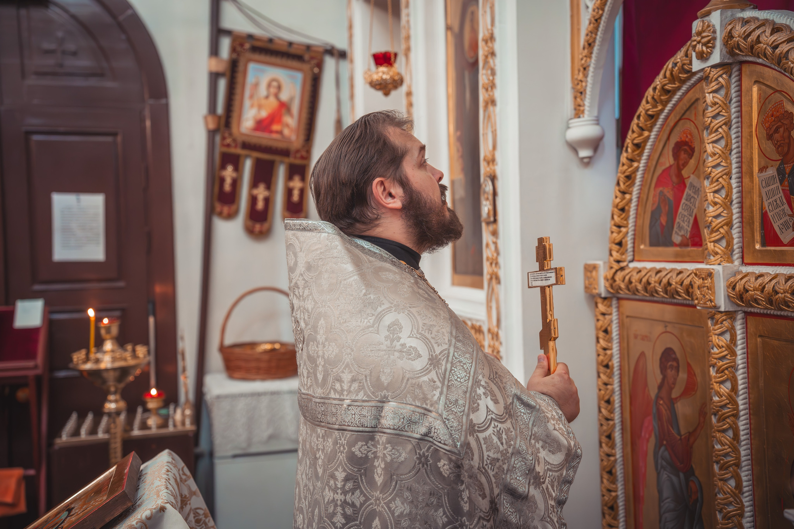 Крещение Анастасии в храме Михаила Тверского. Фотограф Евгений Егоров