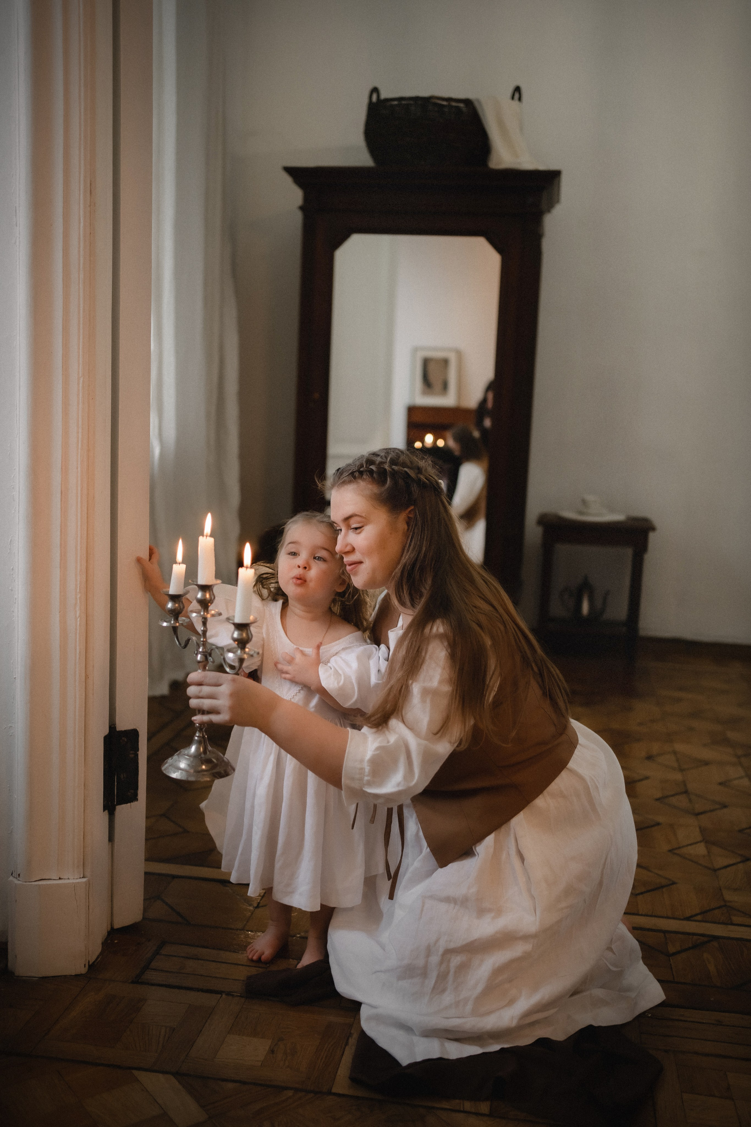 Винтажная фотосессия с дочкой. Семейный фотограф в Москве и в Домодедово Екатерина Патракова