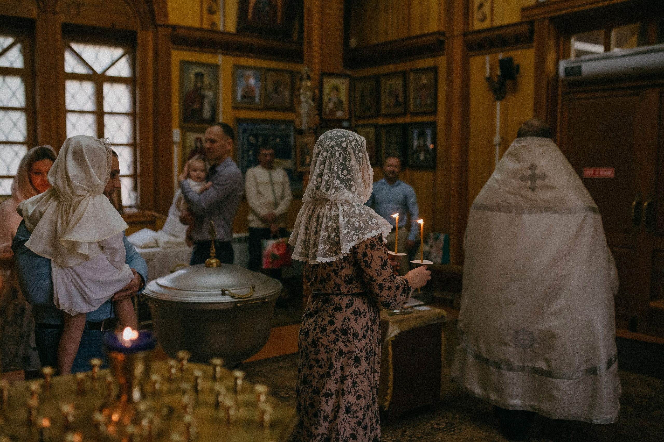 Крещение Таисии и Льва. Храм в честь Святителя Николая. п.Белый Яр. Семейный фотограф в Сургуте