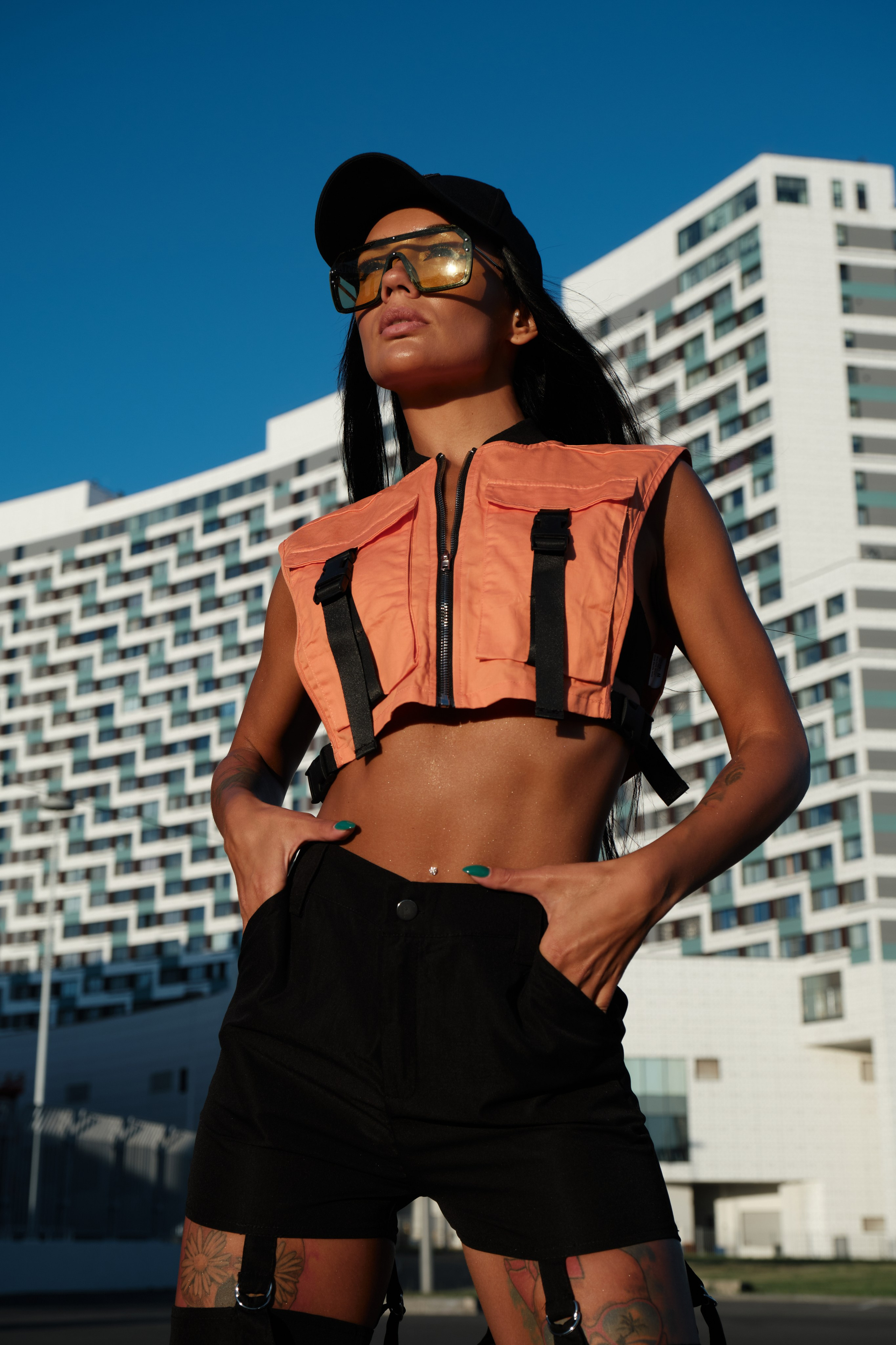 Стрит съемка для бренда танцевальной одежды. Профессиональный фотограф в Москве Павел Жданов