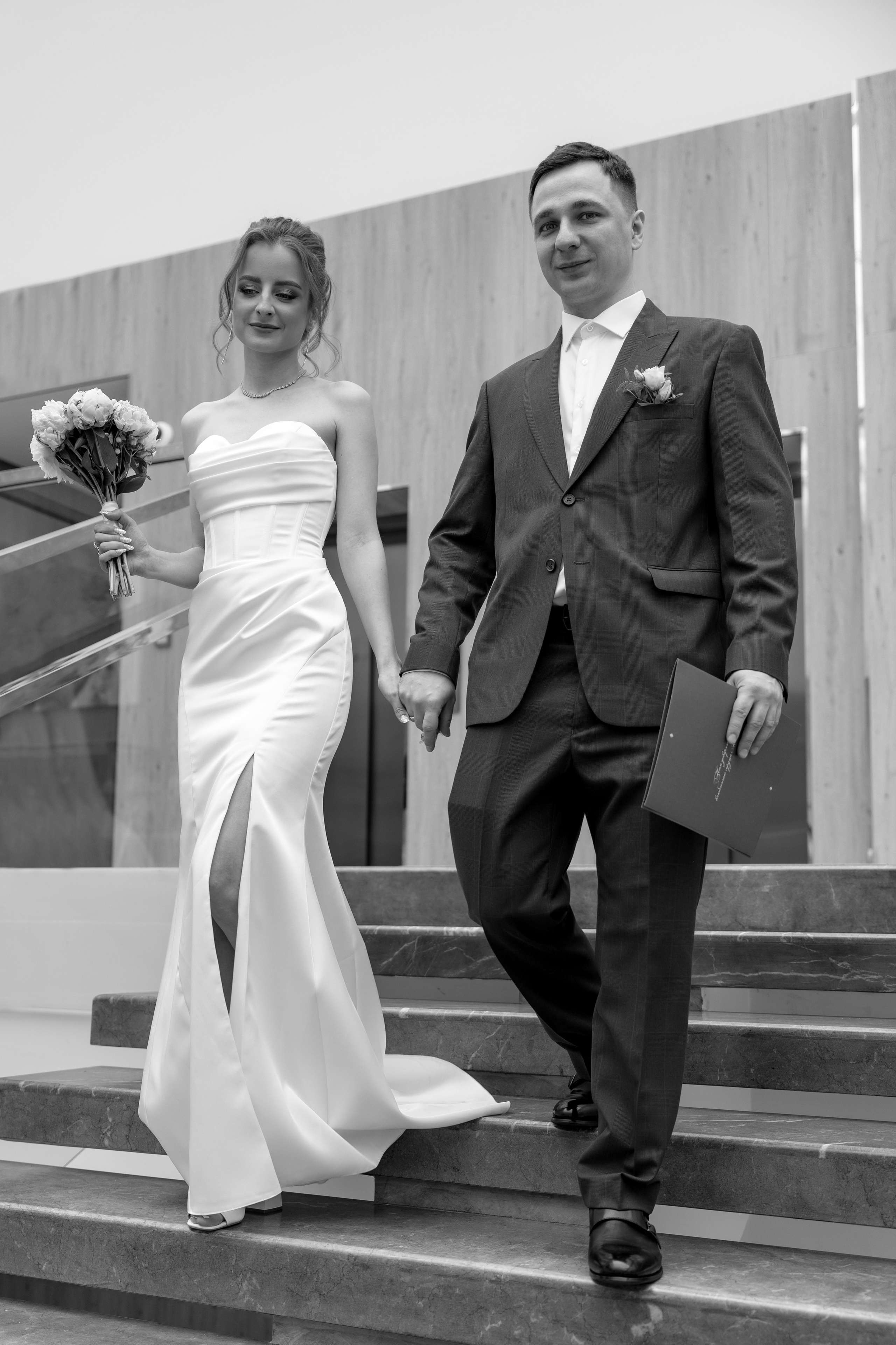 Роспись Риты и Леши в Митинском ЗАГСе. Wedding photographer Dasha Pototskaya