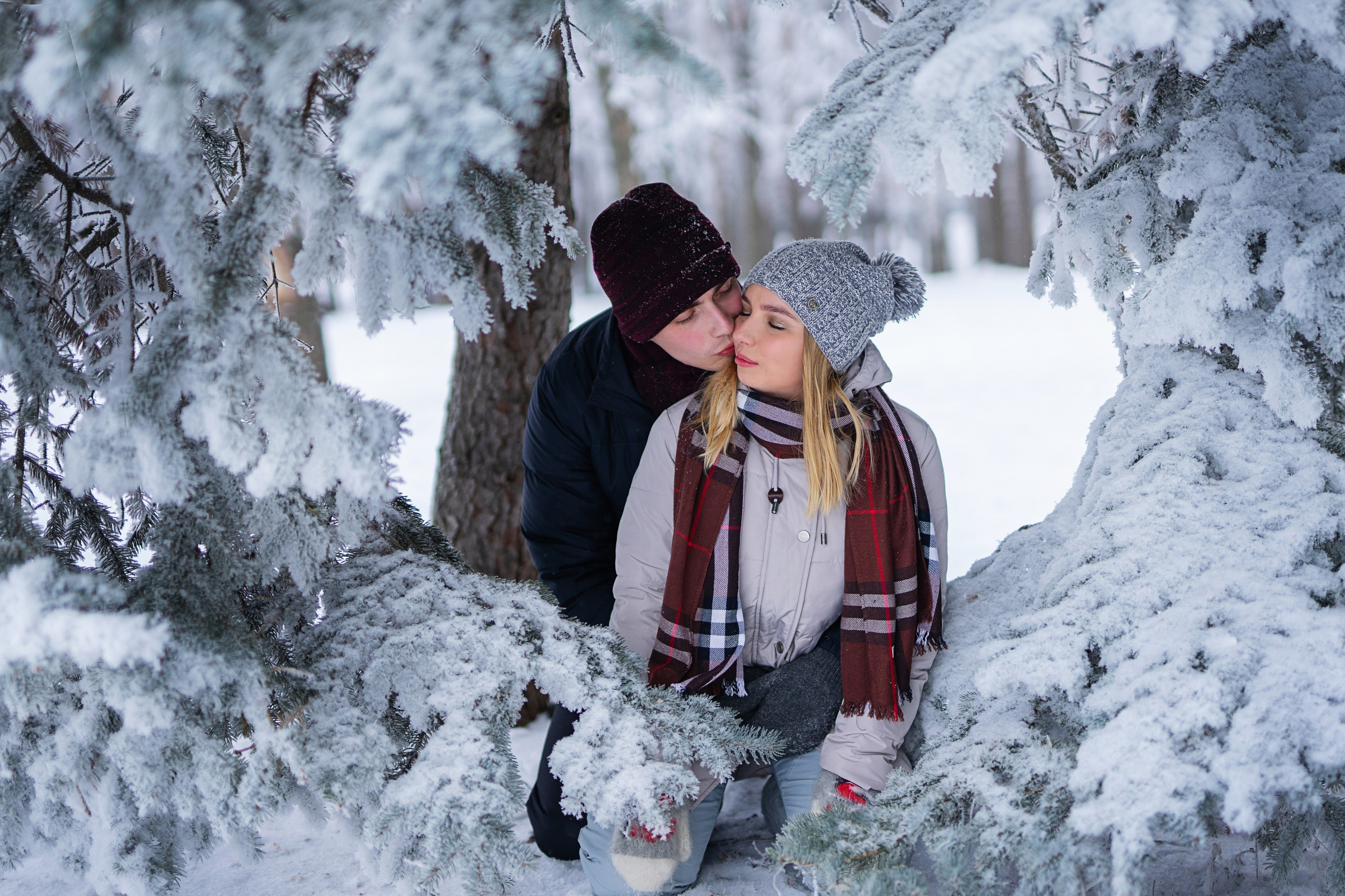 Толя и Поля — зимняя прогулка. Свадебный и семейный фотограф Марина Лежнева, г. Уфа