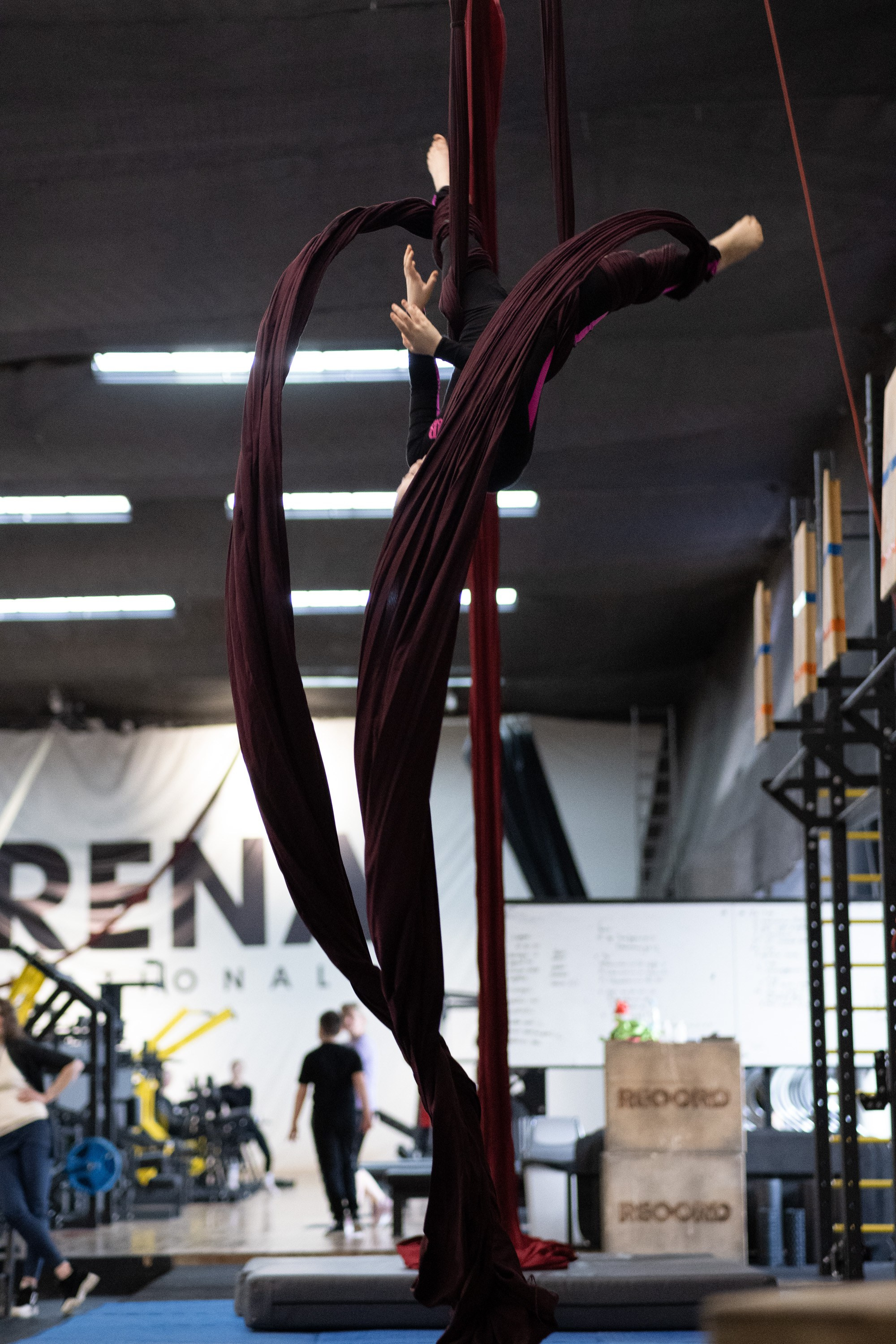 Внутриклубные соревнования по воздушной гимнастике 02.04.23