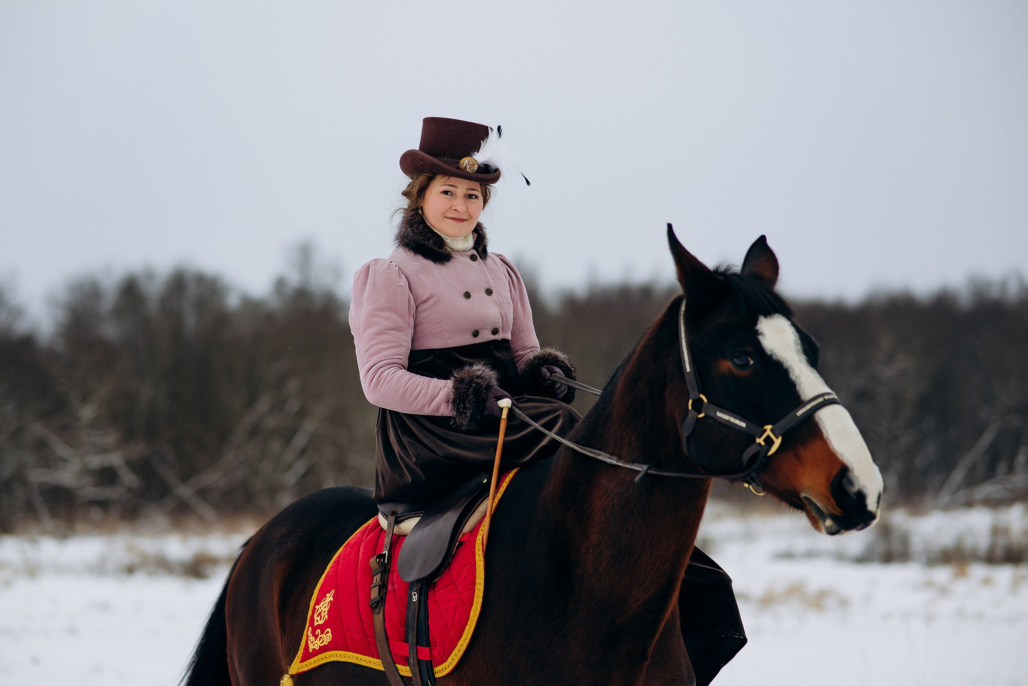 Фотосессия с лошадью в историческом образе. Свадебный и репортажный фотограф в Ярославле Евгений Сальников