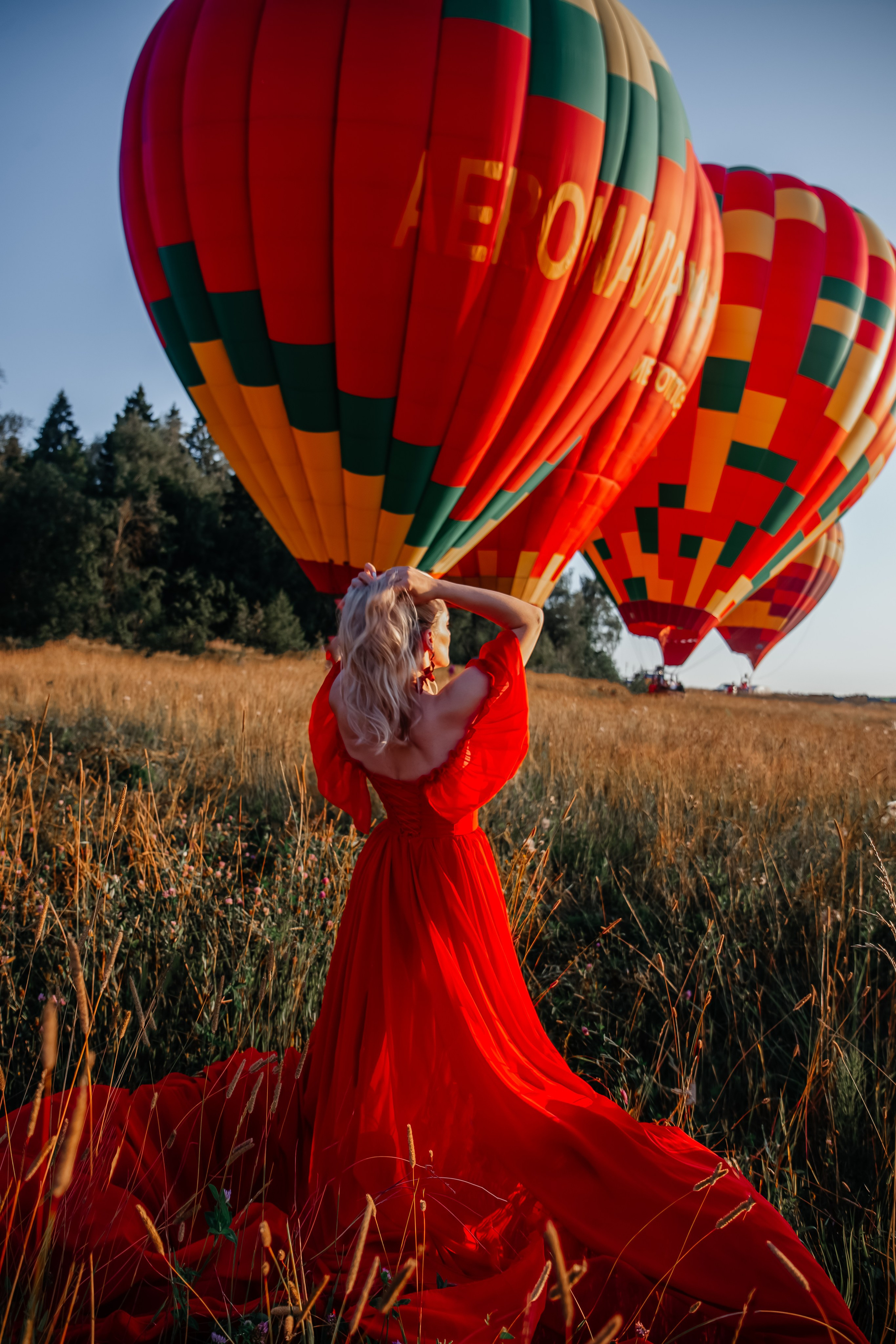Полёт на воздушном шаре. Фотограф Дмитров и МО Валентина Халикова