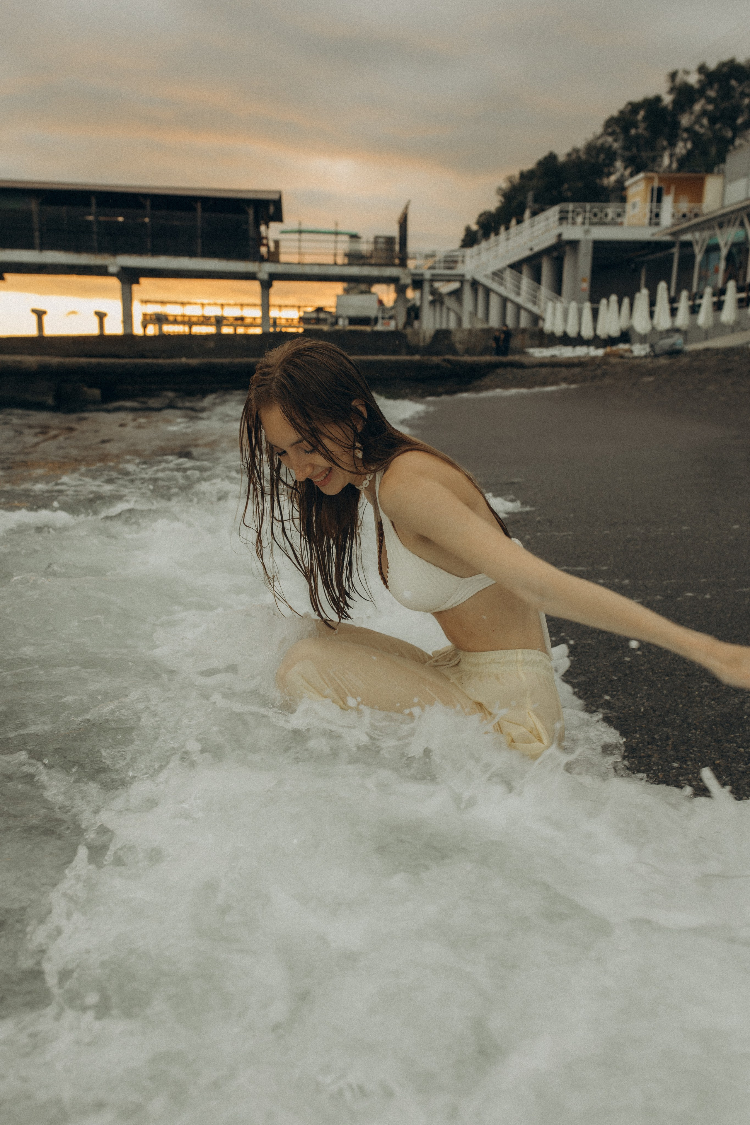 Пляж. Юлия. Яна Романова Семейный фотограф в Сочи и Адлере