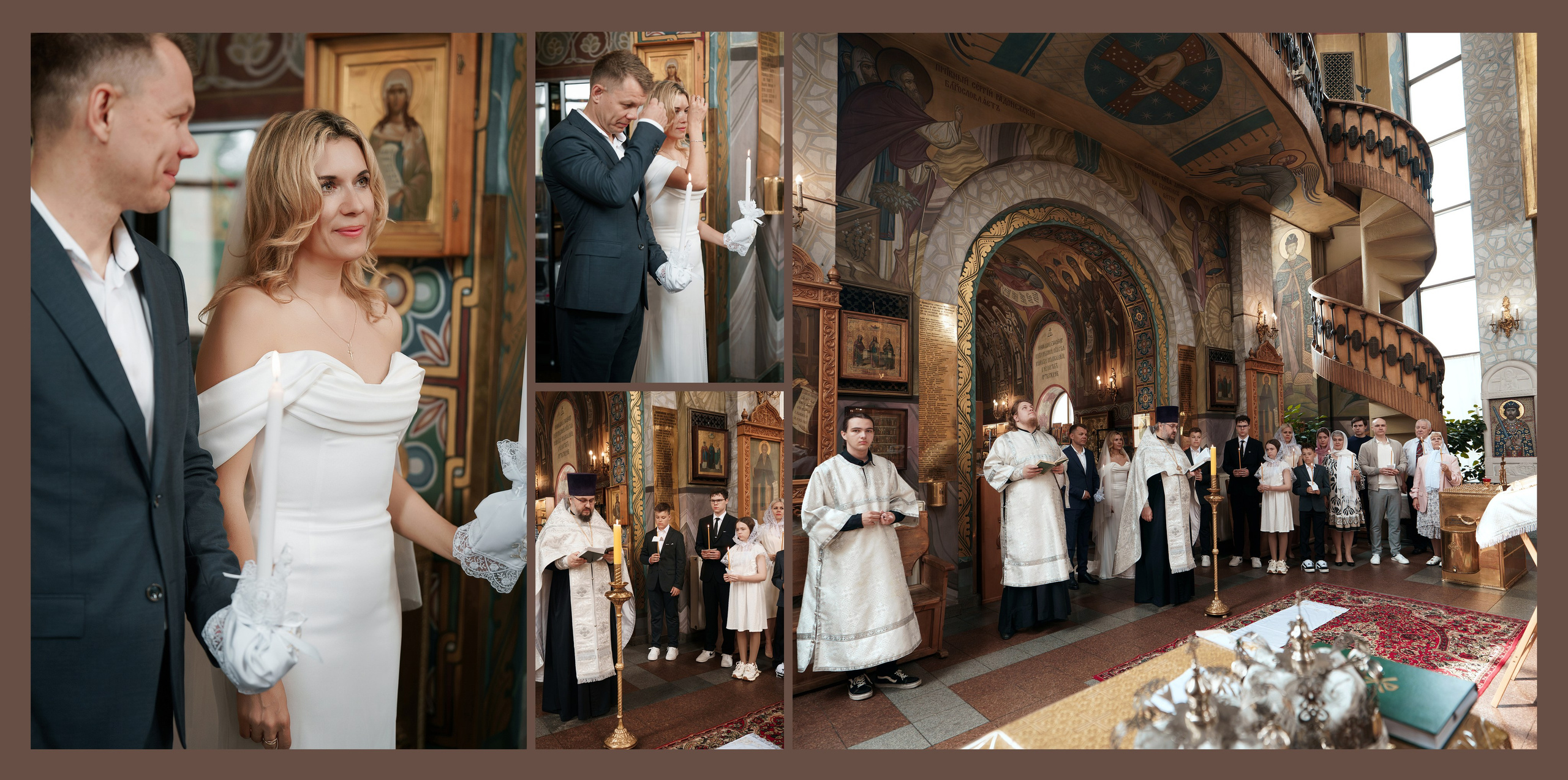 Храм Святого Великомученика Георгия Победоносца на Поклонной Горе, венчание 