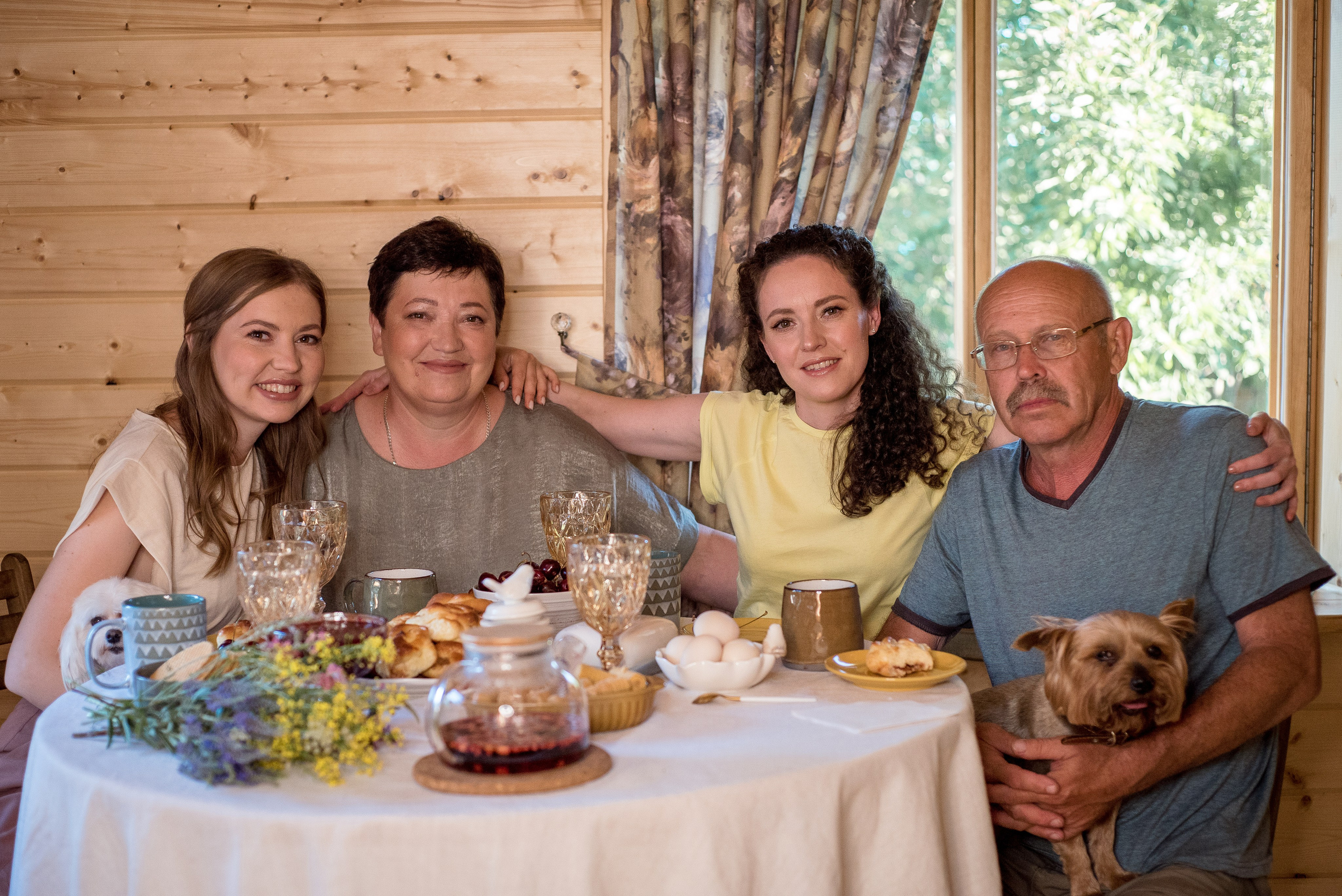 Семейная фотосесия_загородный домик_Ирина (цветокор). Детский и семейный фотограф Краснодар / Сочи Сергеева Олеся