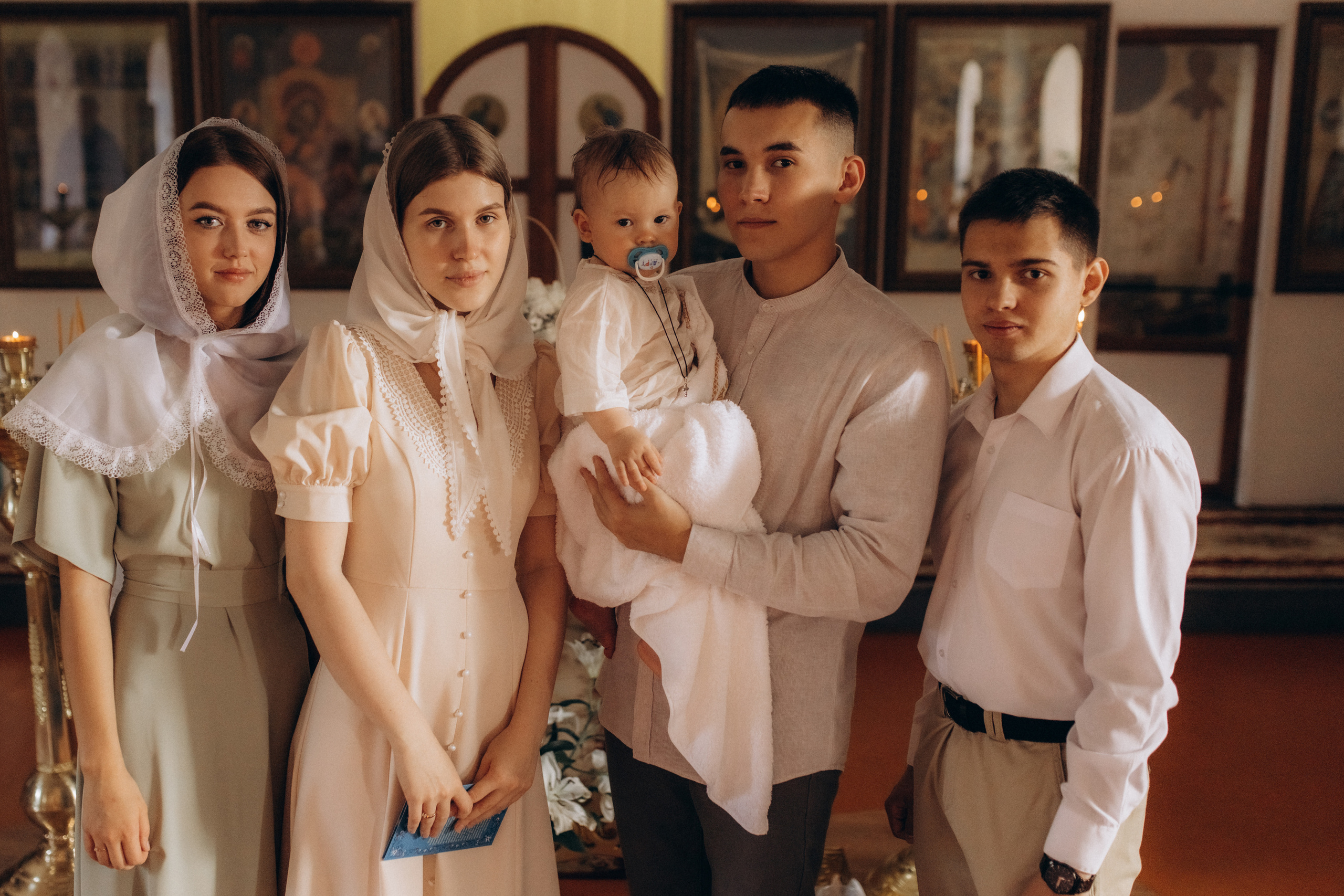 Таинство Крещения Тимура. Семейный и домашний фотограф Советский Югорск Екатерина Цыганок