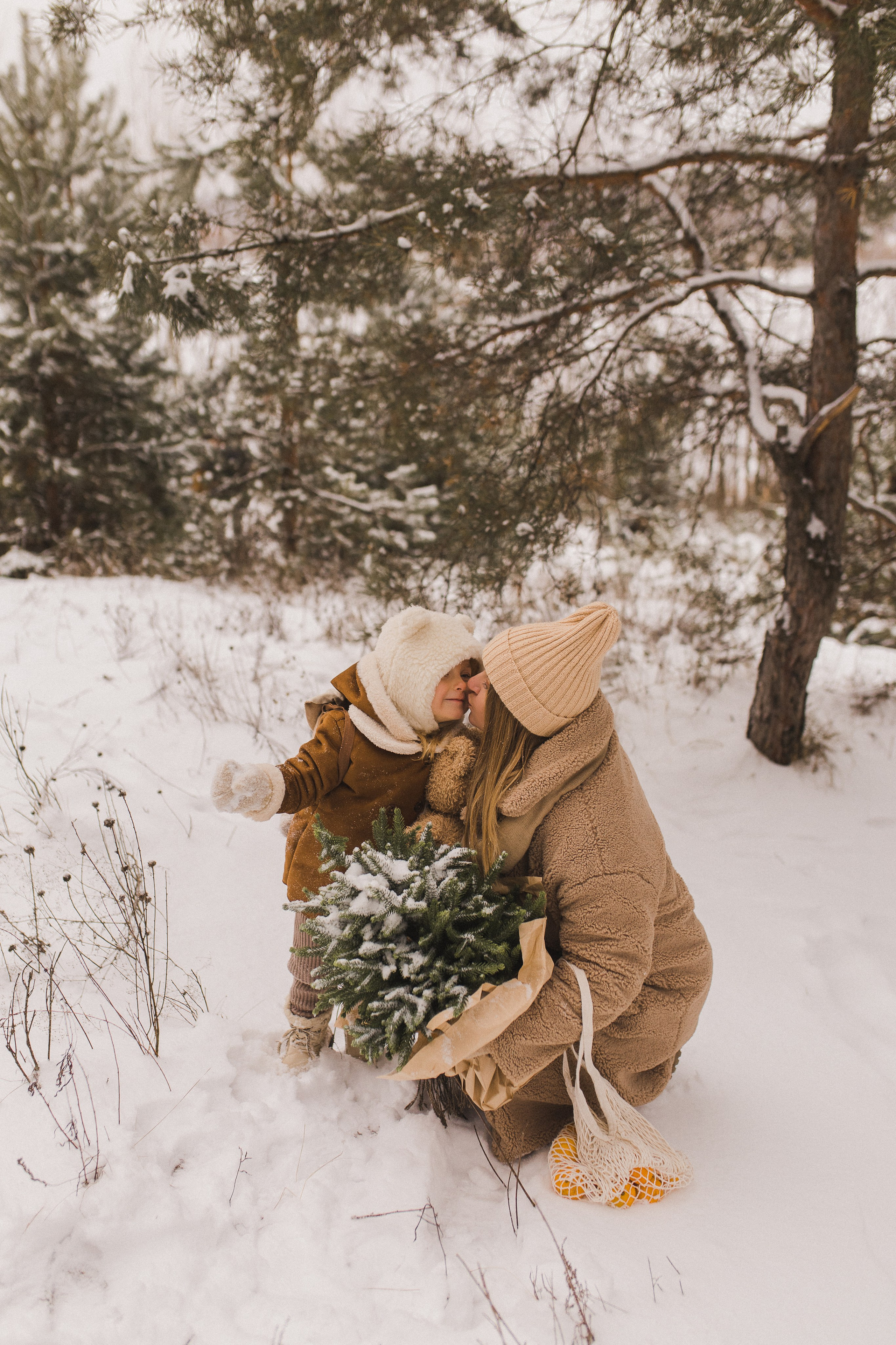 Зимние Даша и Кирюшка. Свадебный и семейный фотограф в Белгороде Евгения Курочкина