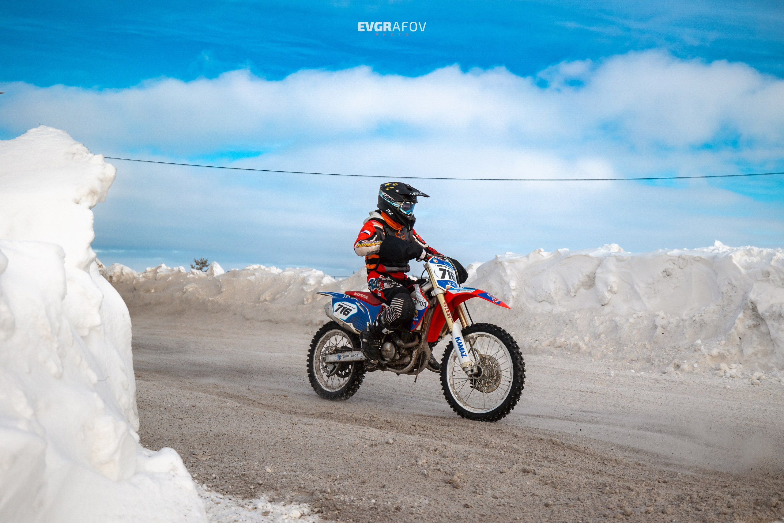 Открытый кубок Республики Татарстан по мотокроссу 3 этап. 4 февраля 2024 г. Фотограф Евграфов Александр