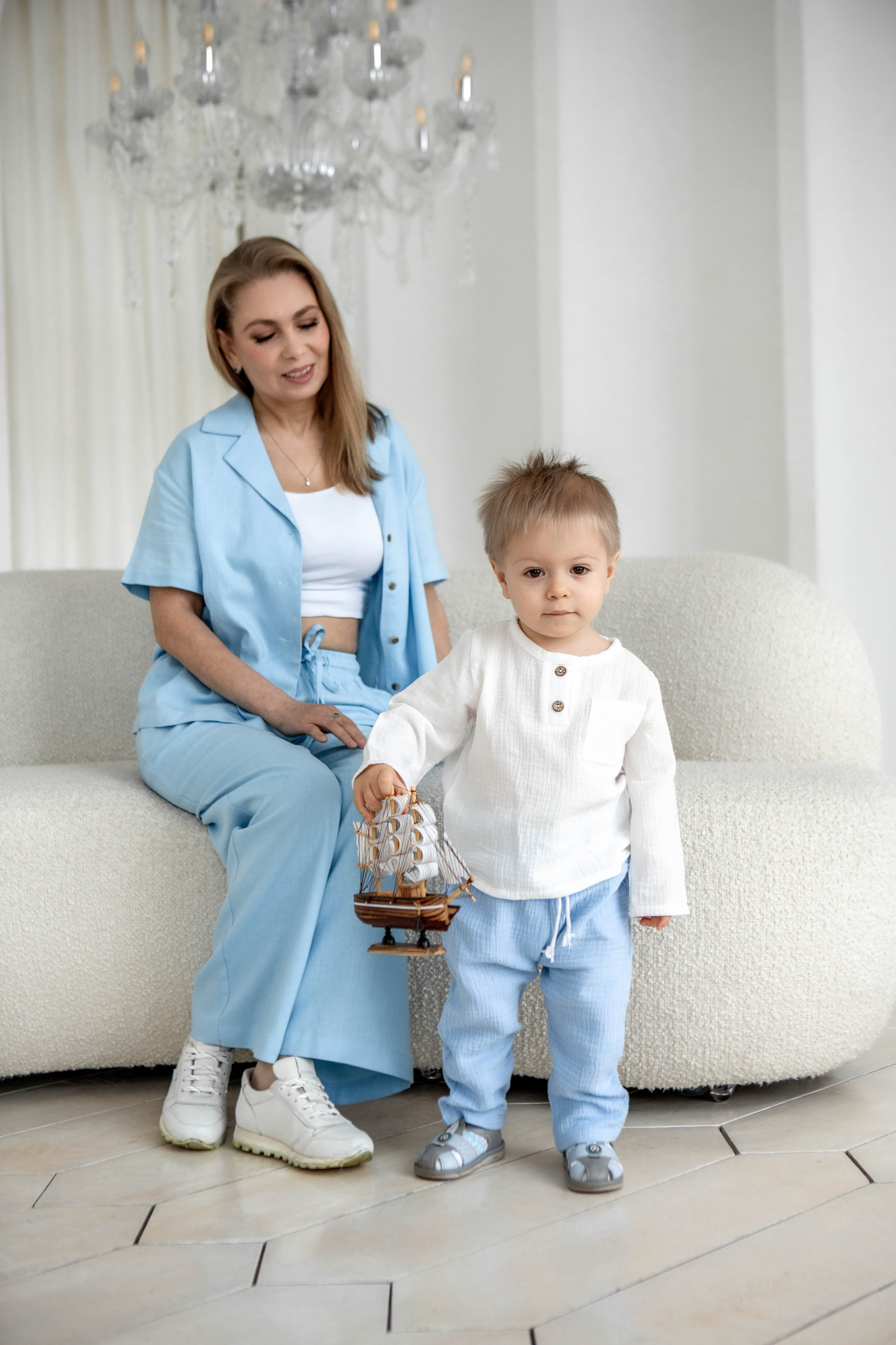 Мама и сын. Фотограф Екатерина Голицына