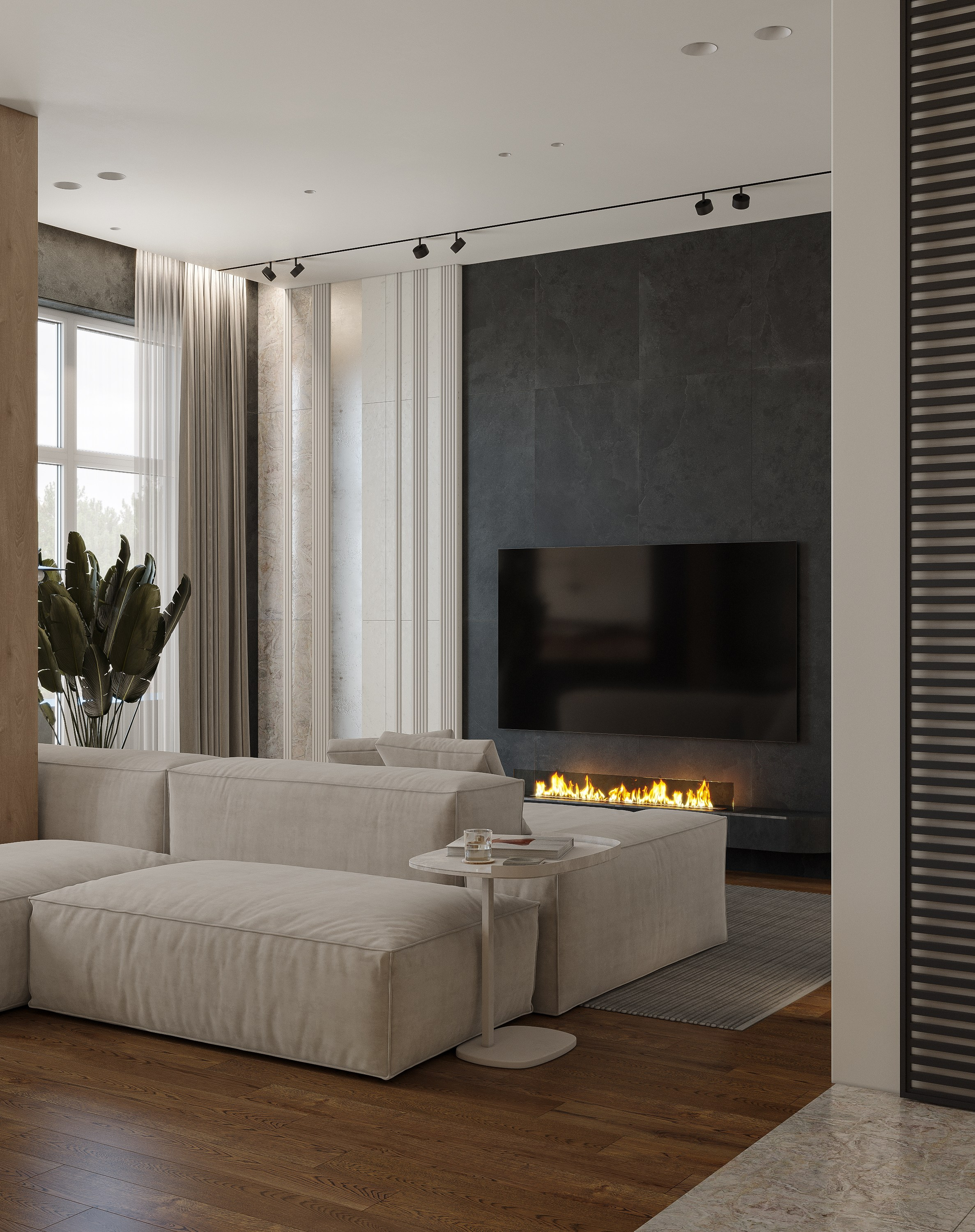 Квартира для L+D Archatelier. 3D визуализация интерьера и архитектурной среды