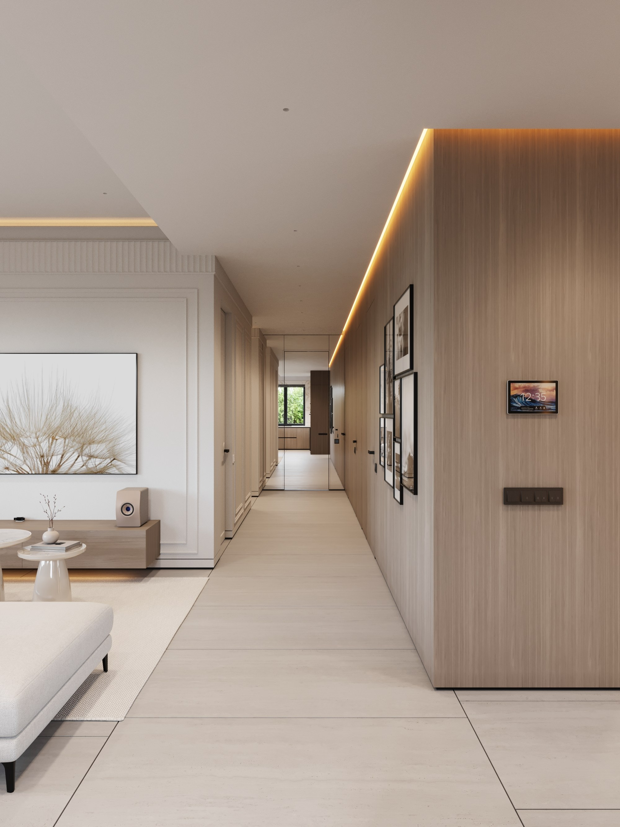 Дом в Раменском. Архитектурные интерьеры