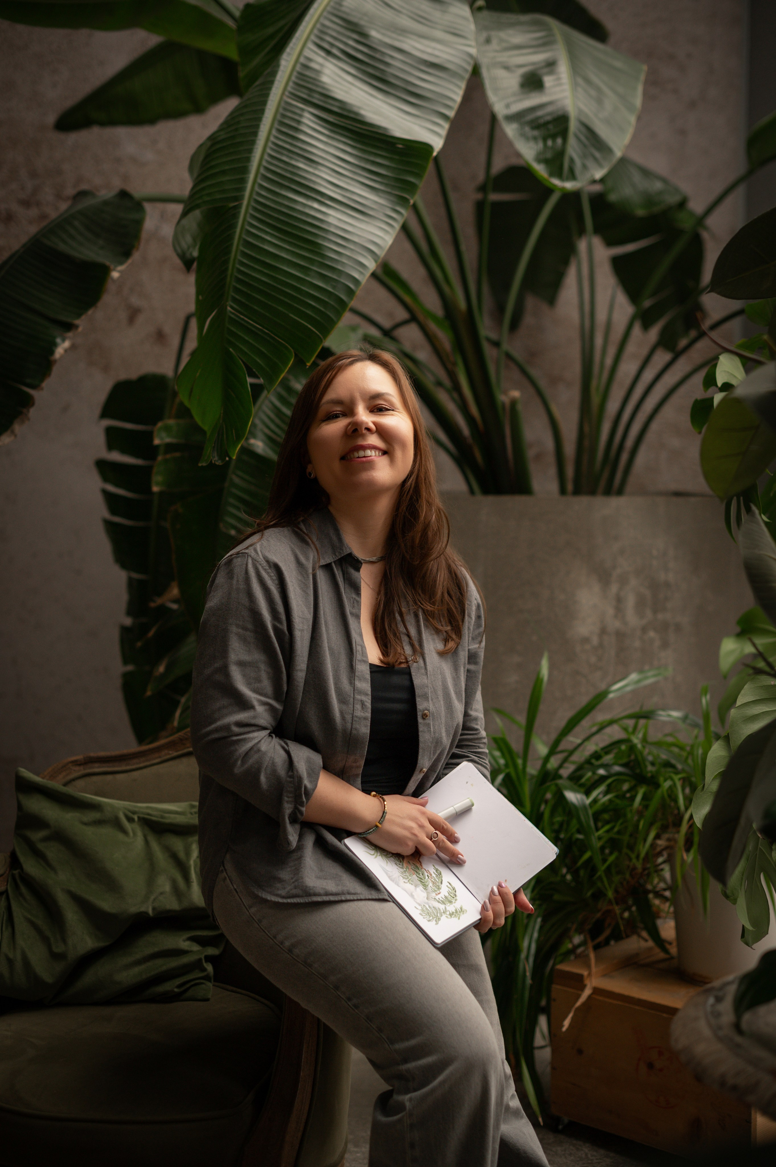 Анна в студии Пространство