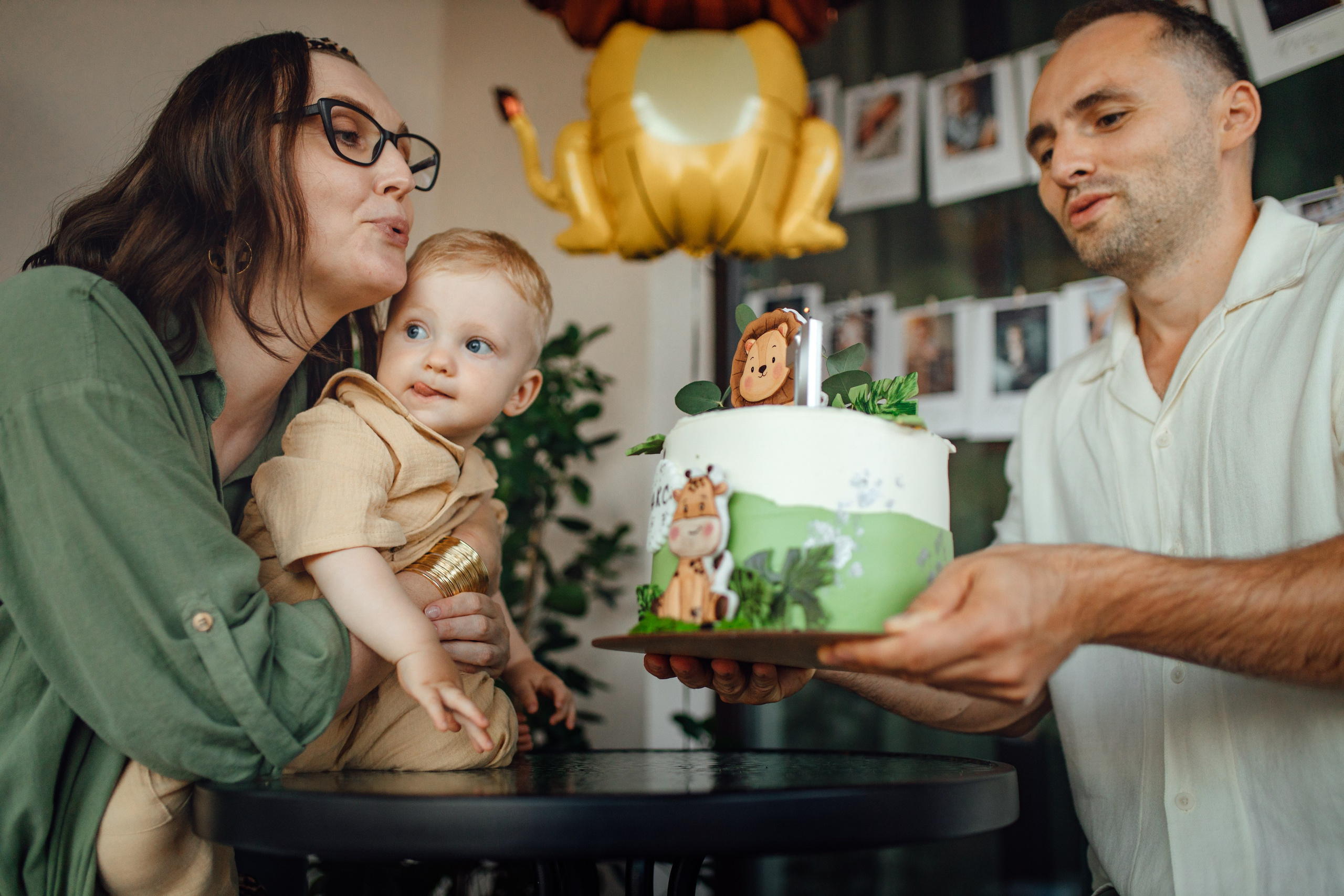 Максику 1 годик, отмечаем дома