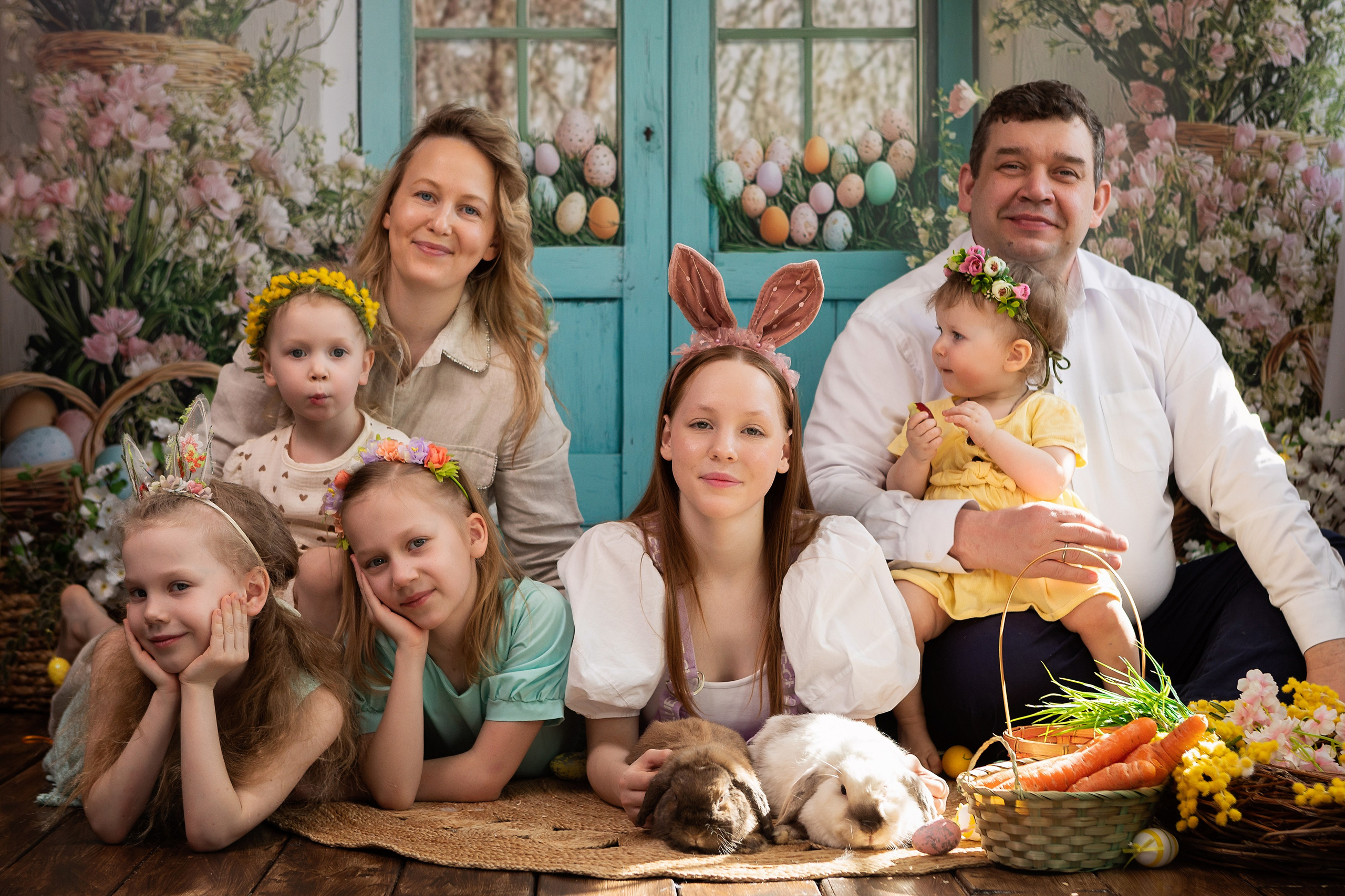 Фотопроект Пасхальный с кроликами. ФОТОГРАФ НА ГОДИК, БЕРЕМЕННОСТИ, НОВОРОЖДЕННЫХ, КРЕЩЕНИЯ МОСКВА