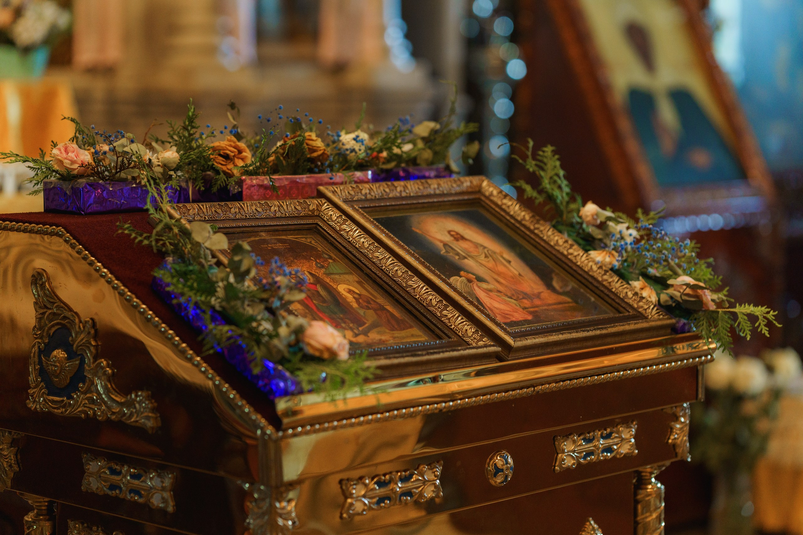 Таинство крещения венчания