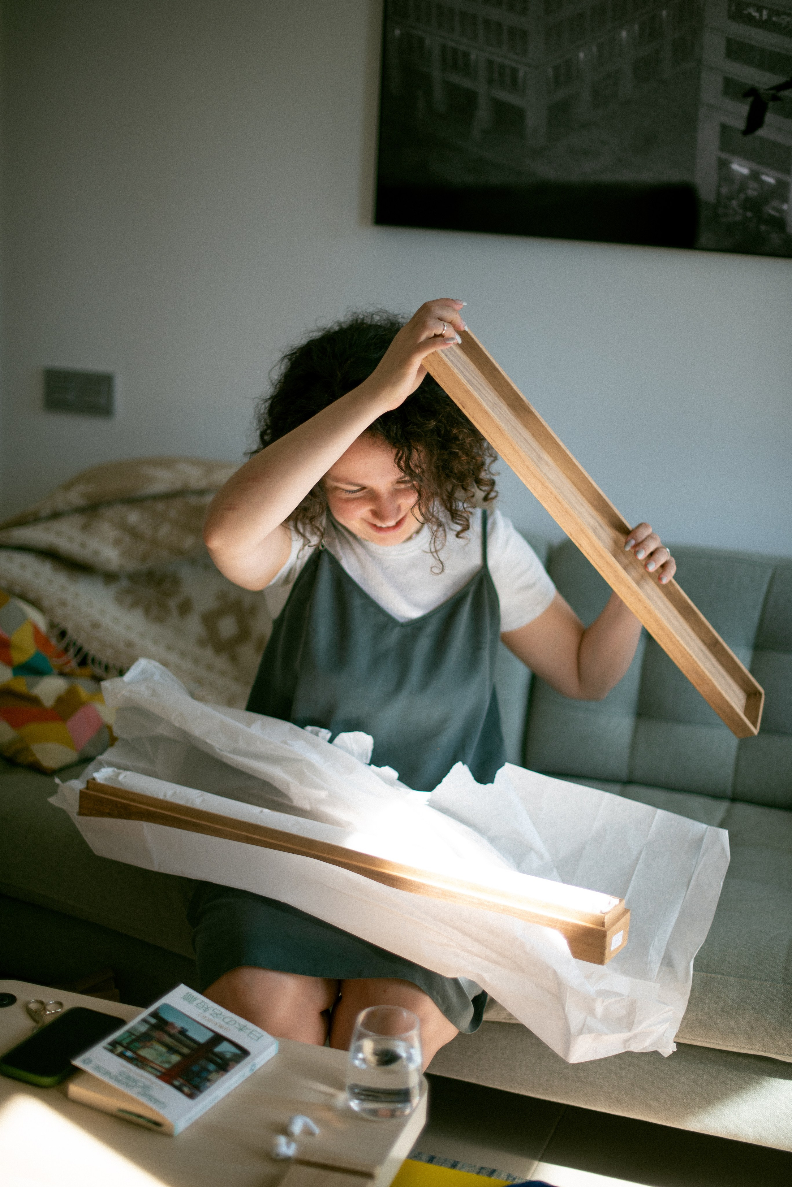 Anna. Antique Dealer. Documentary family photography in Barcelona and beyond
