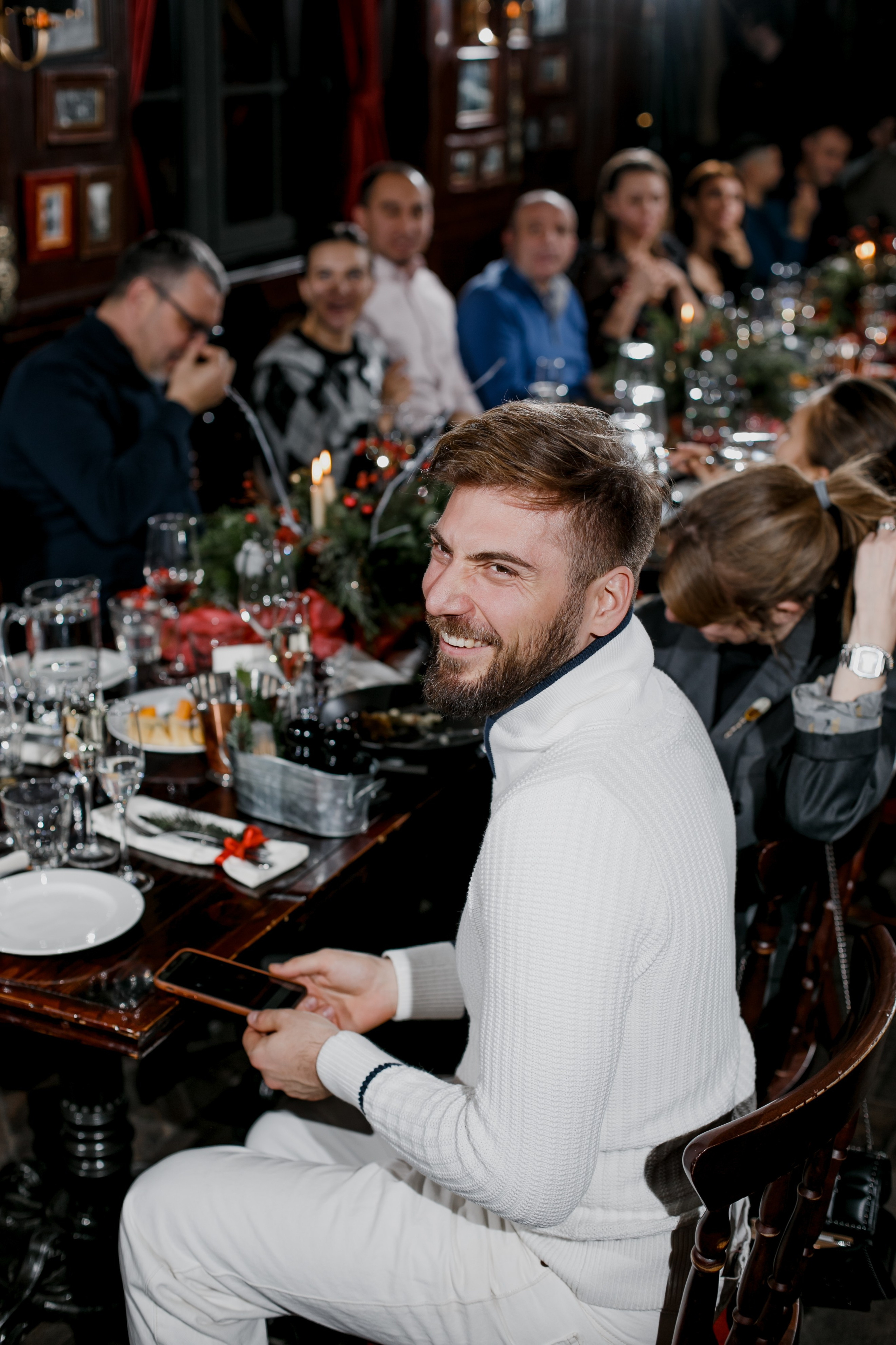 Новогодний корпоратив ГК «Хорошие рестораны». Майя Алиева Свадебный фотограф в Санкт-Петербурге