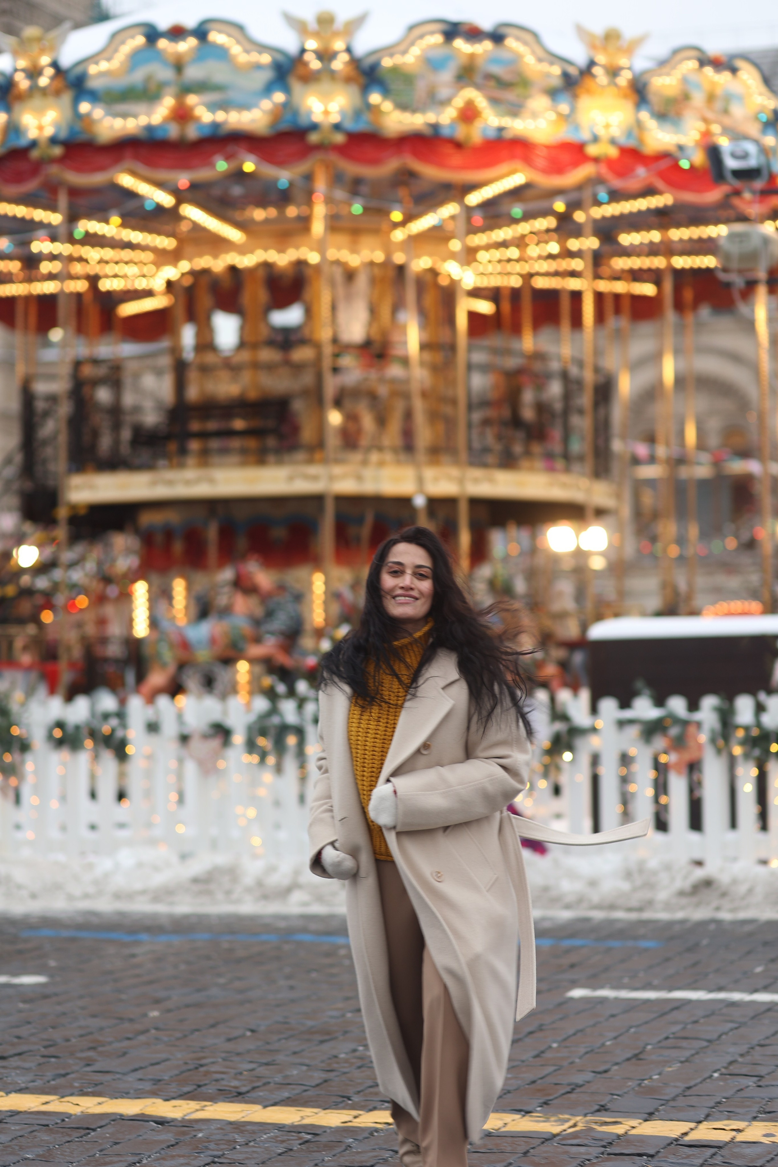 Новогодняя ГУМ ярмарка на Красной площади. Портретный фотограф Москва