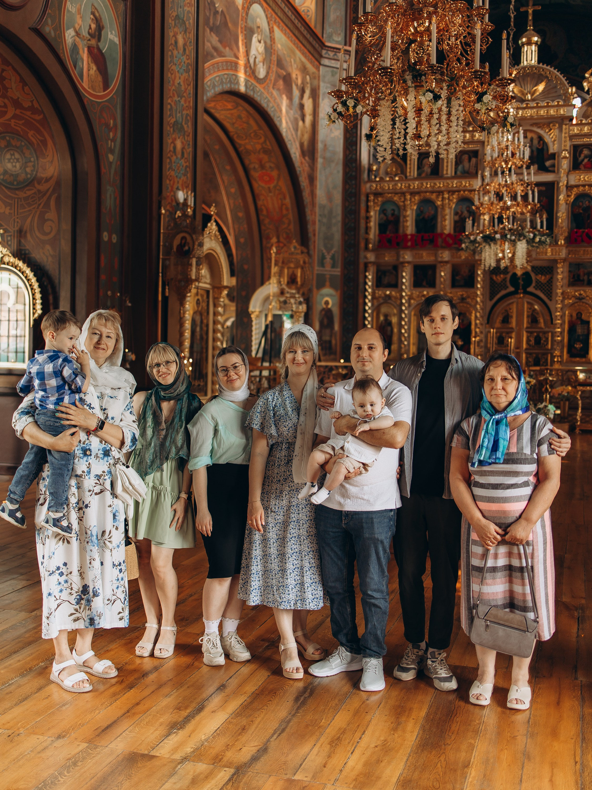 Таинство Крещения Михаила. Семейный фотограф в Краснодаре Храмова Анна