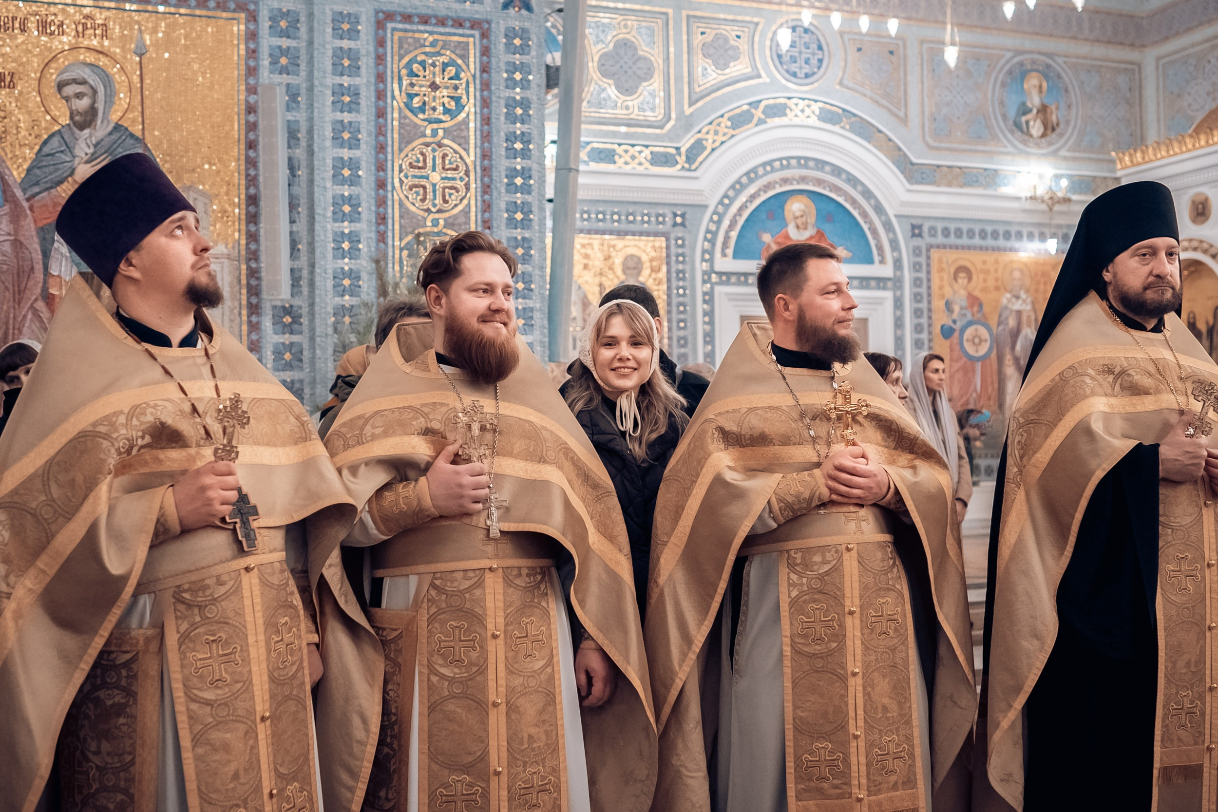 Божественная Литургия в новогоднюю ночь 2025 г, Херсонес Севастополь. Церковный фотограф Севастополь