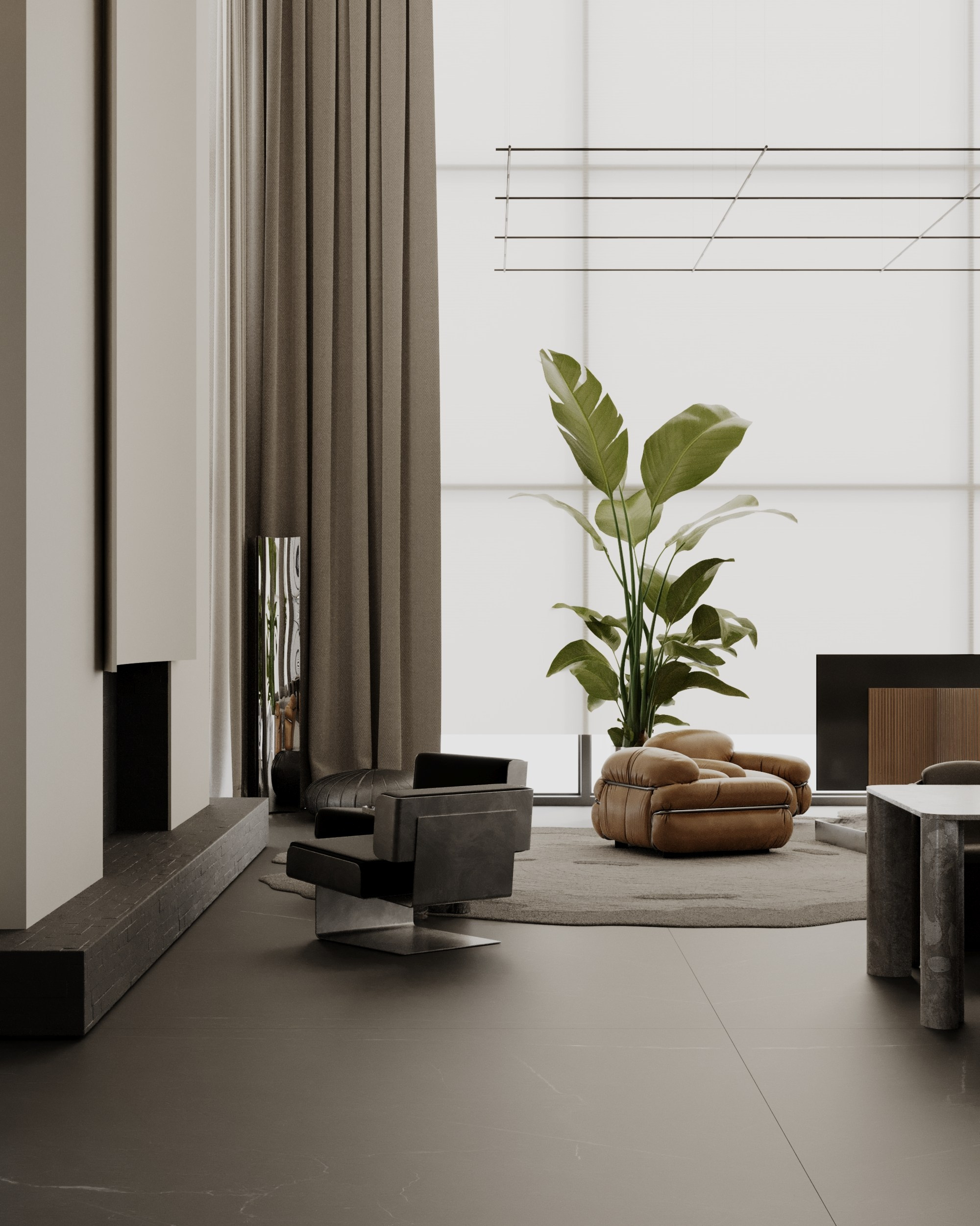 RIVER HOUSE /3000 sq m /24' (in progress). Интерьерное ателье numéro а