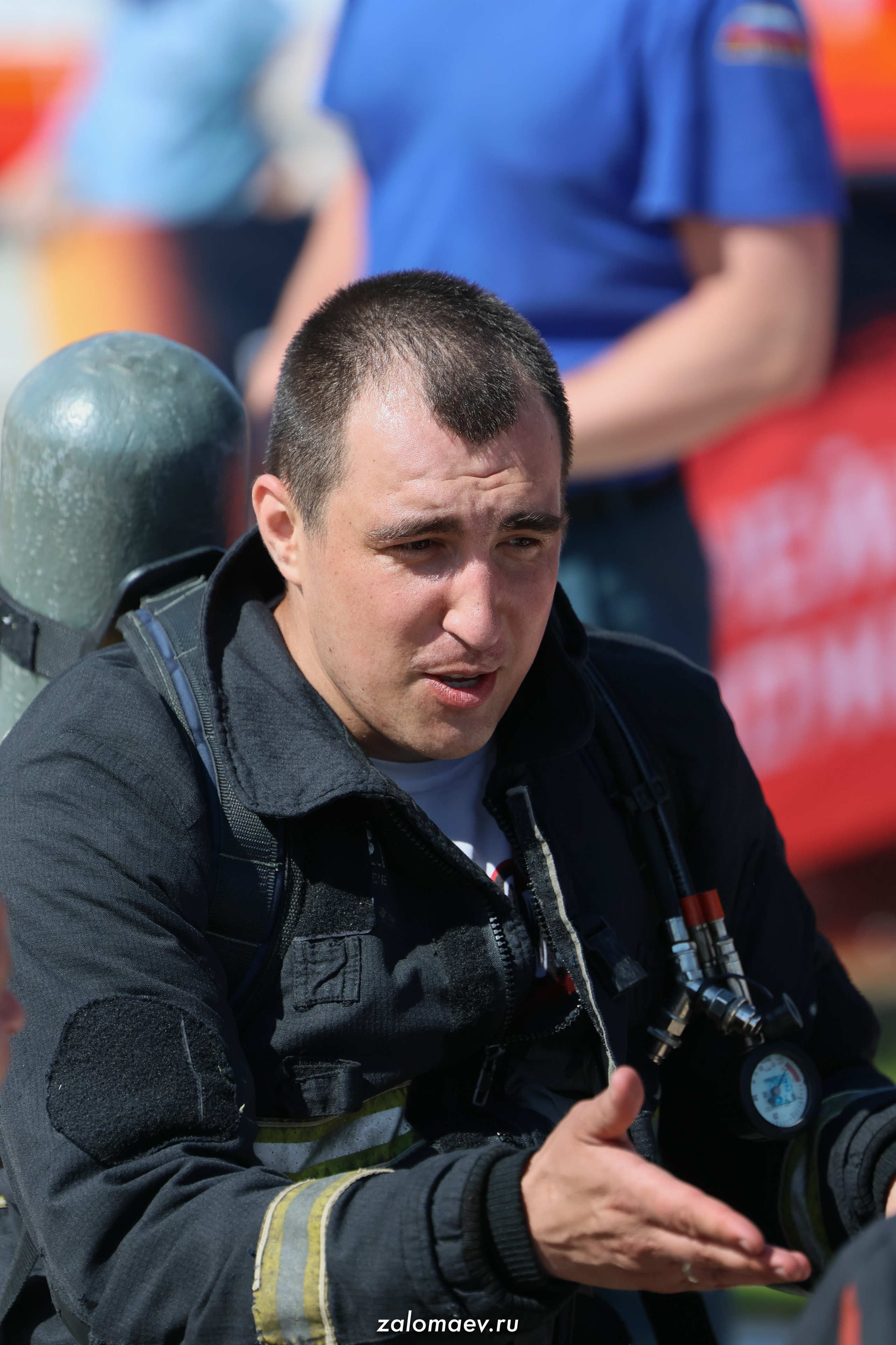 Сильнейший пожарный. Фотограф Александр Заломаев