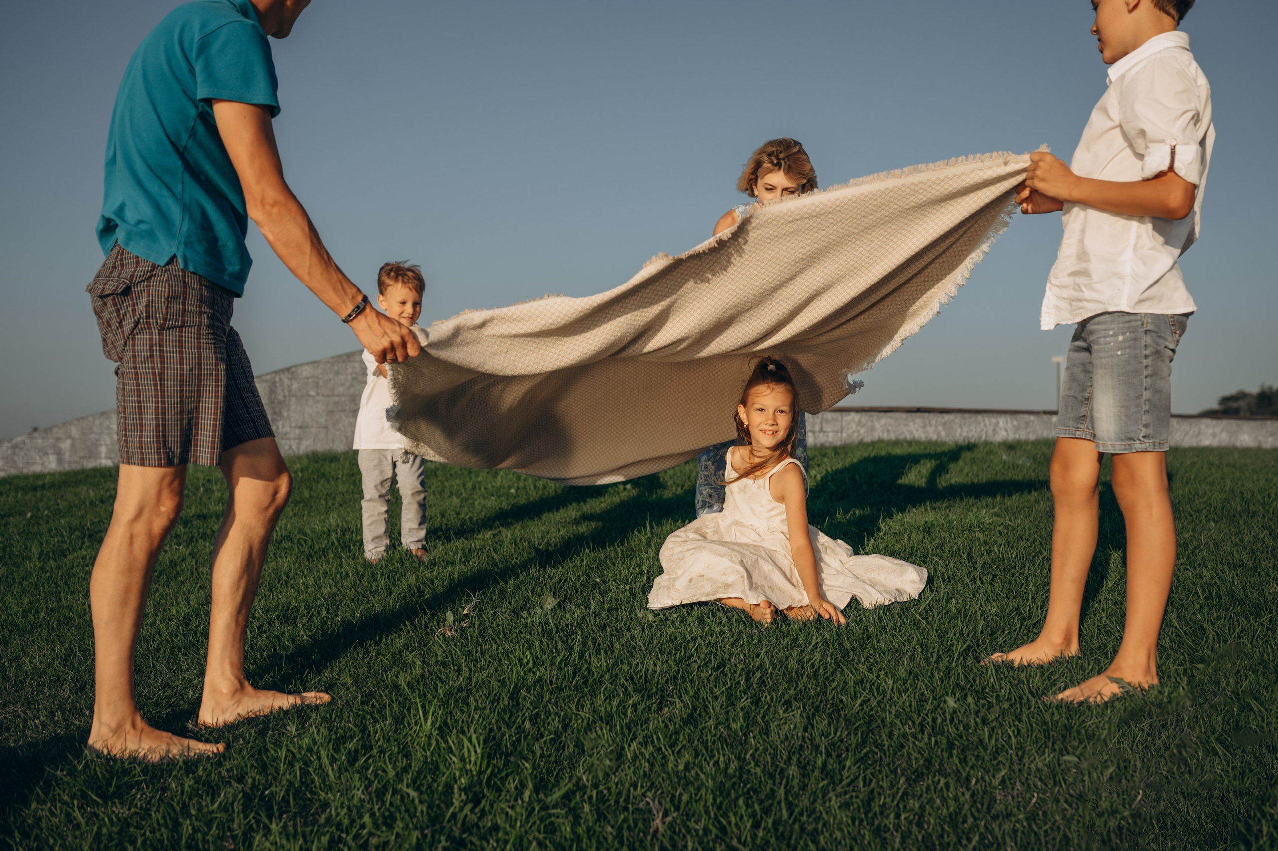 Сергей, Елена, Ваня, Даша и Паша. Фотограф Горбенко Анна