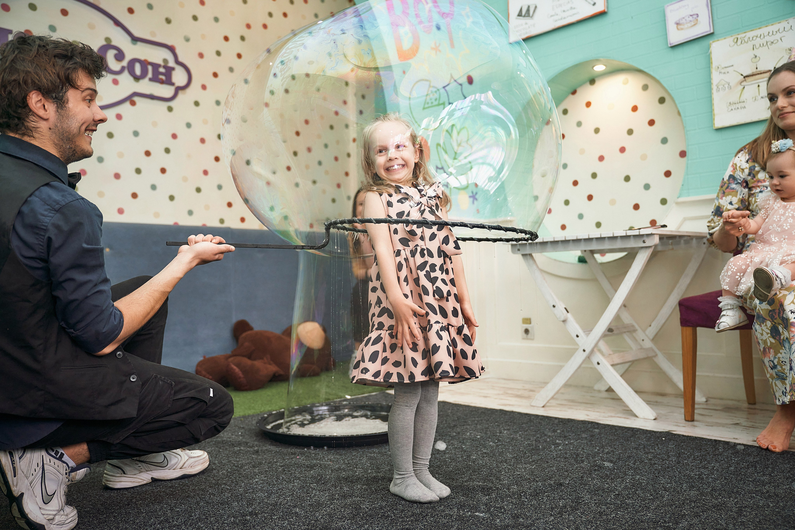 Детская Фотосессия в кафе Андерсон — день рожденье, 1 годик